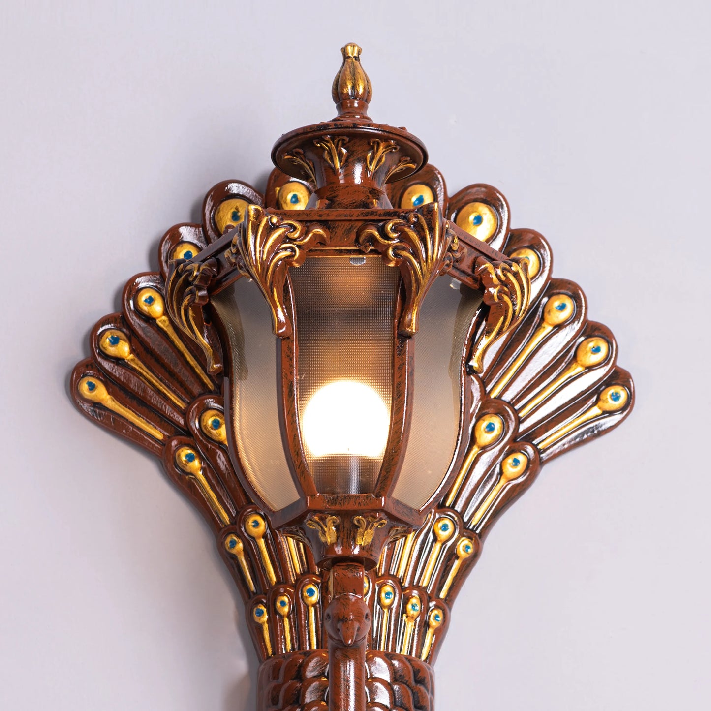 Plume Frosted Glass Wall Light