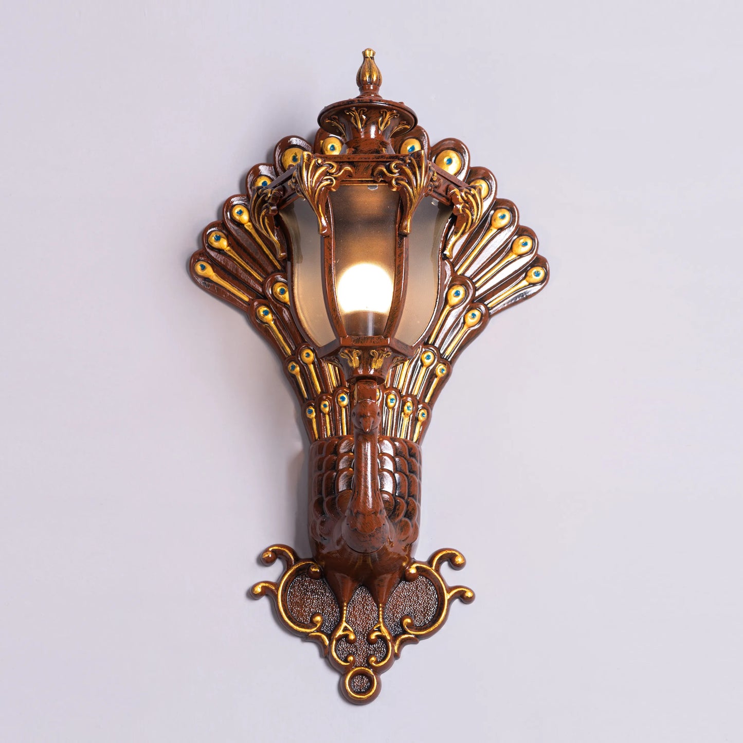 Plume Frosted Glass Wall Light