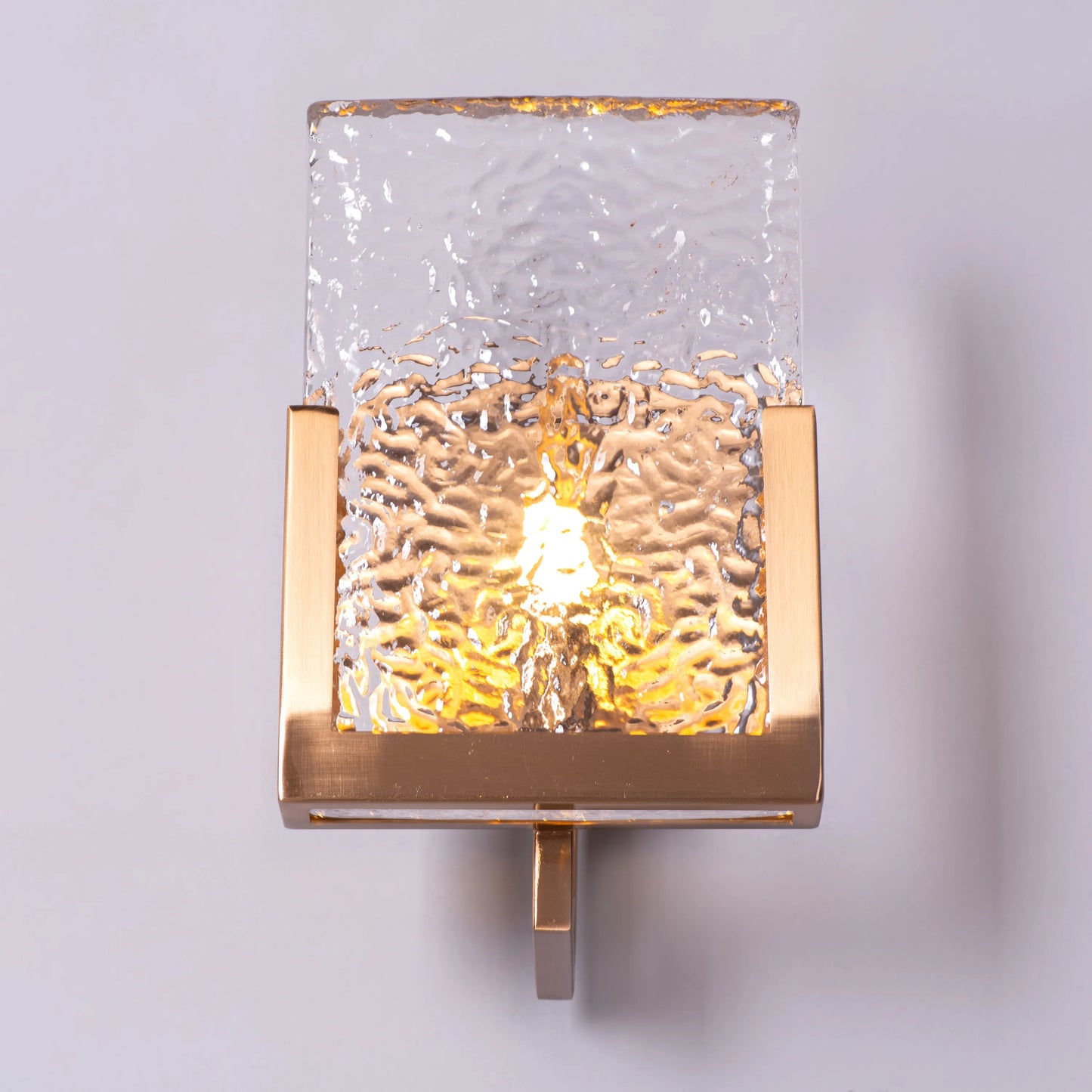 Legacy Signature Textured Glass Wall Light