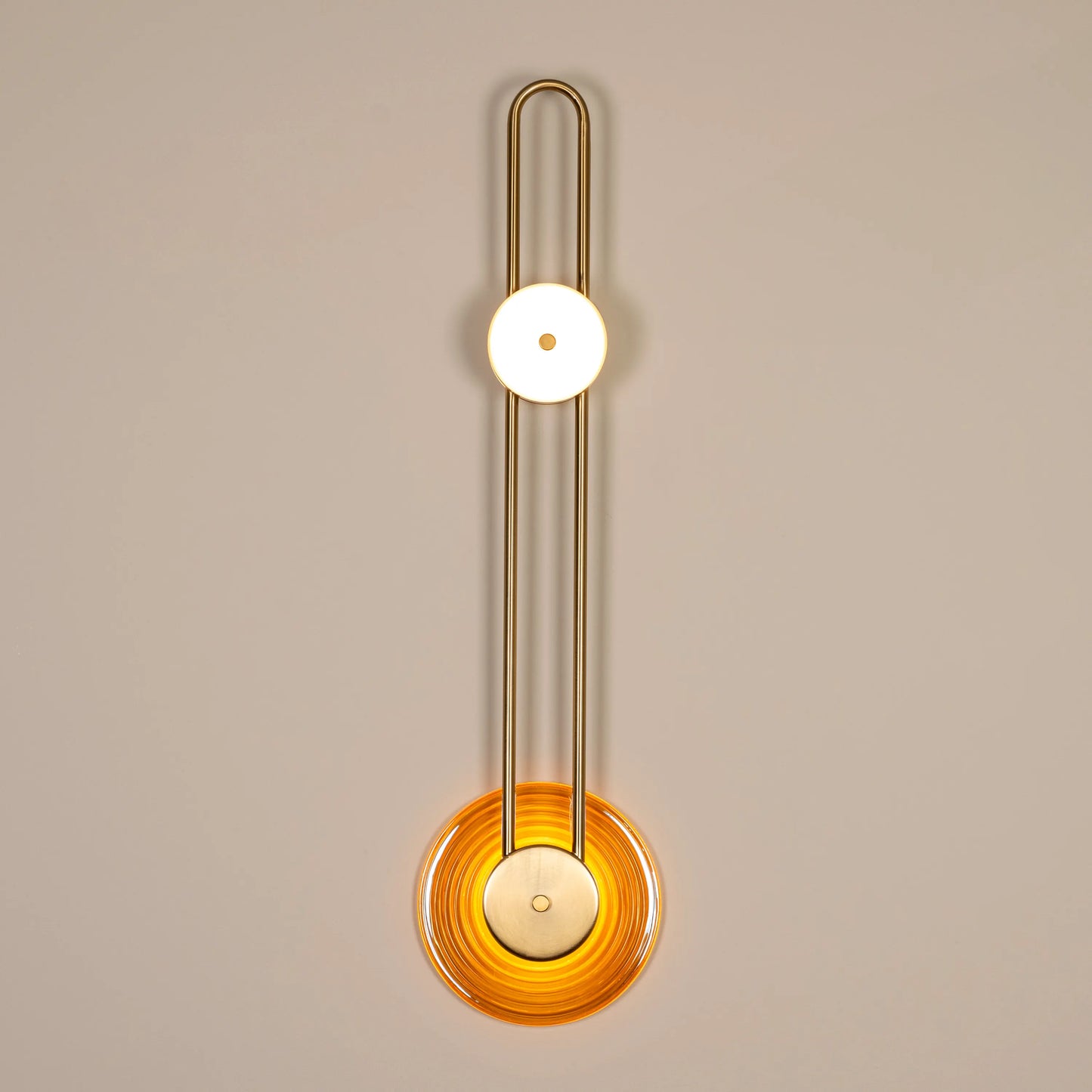 Sleek and minimalist wall light with adjustable color temperatures