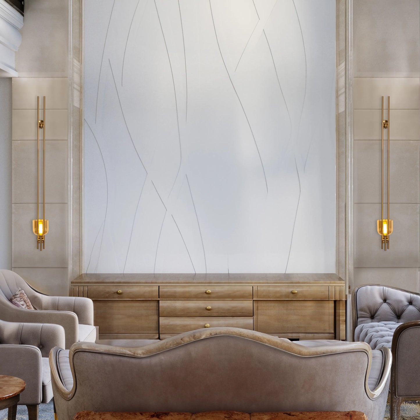 Moments Matter Wall Light in Gold and Amber with Clear Glass – luxury wall light featuring a golden frame, amber accents, and clear glass for an elegant and radiant glow, perfect for sophisticated interiors.