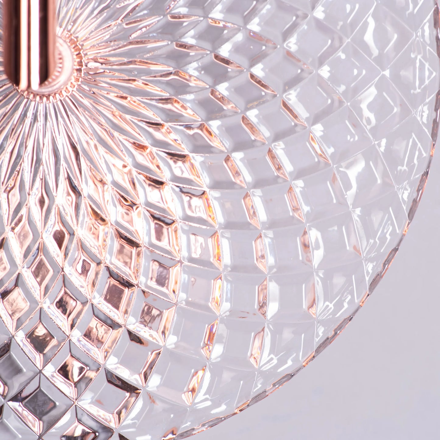 Call Your Name Textured Glass Wall Light