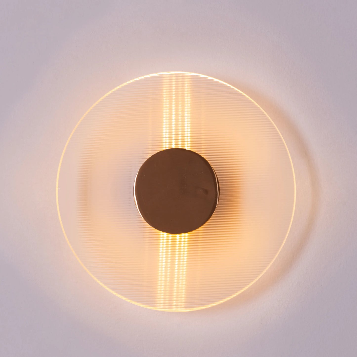 Read Me Down 3 Color LED Textured Glass Wall Light