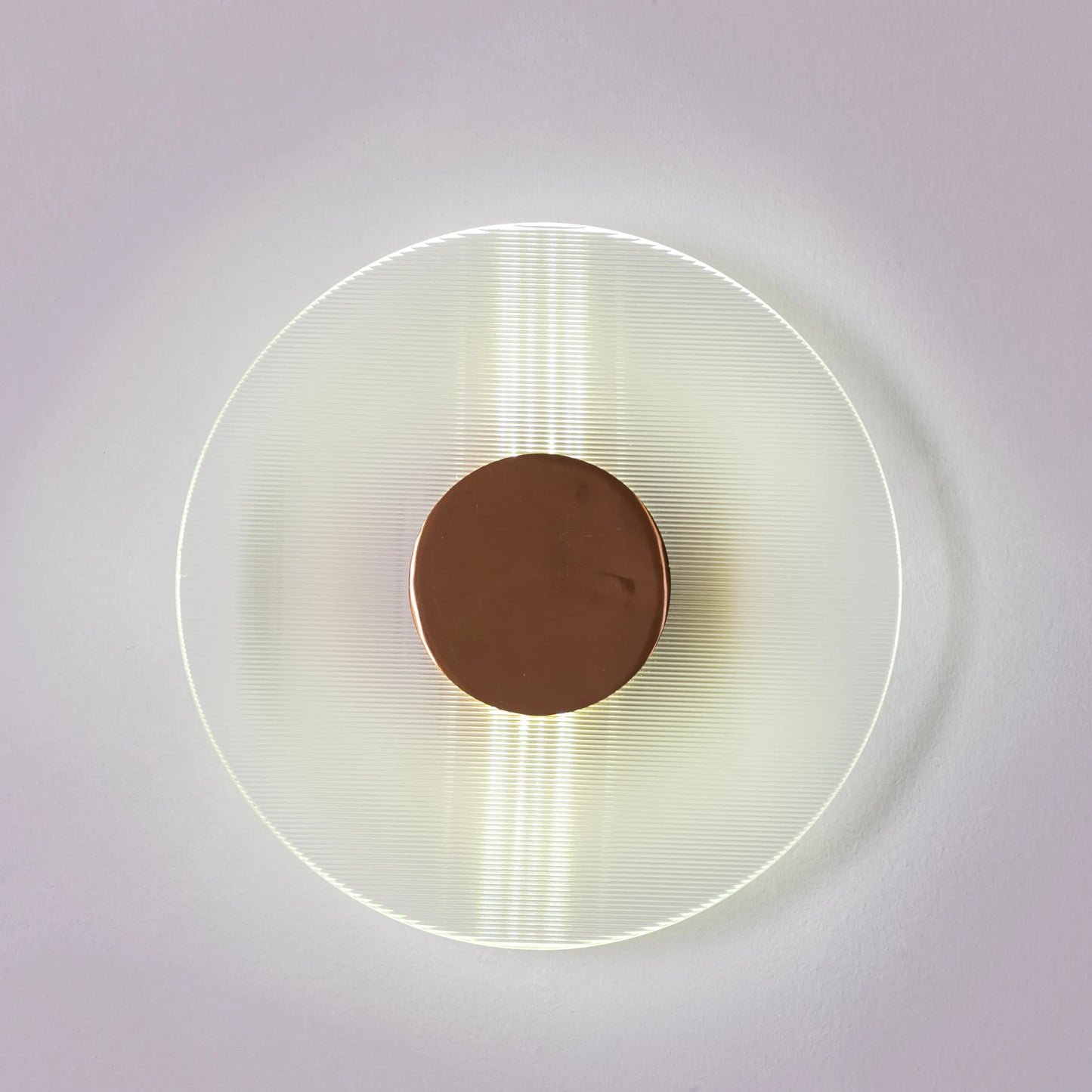 Read Me Down 3 Color LED Textured Glass Wall Light