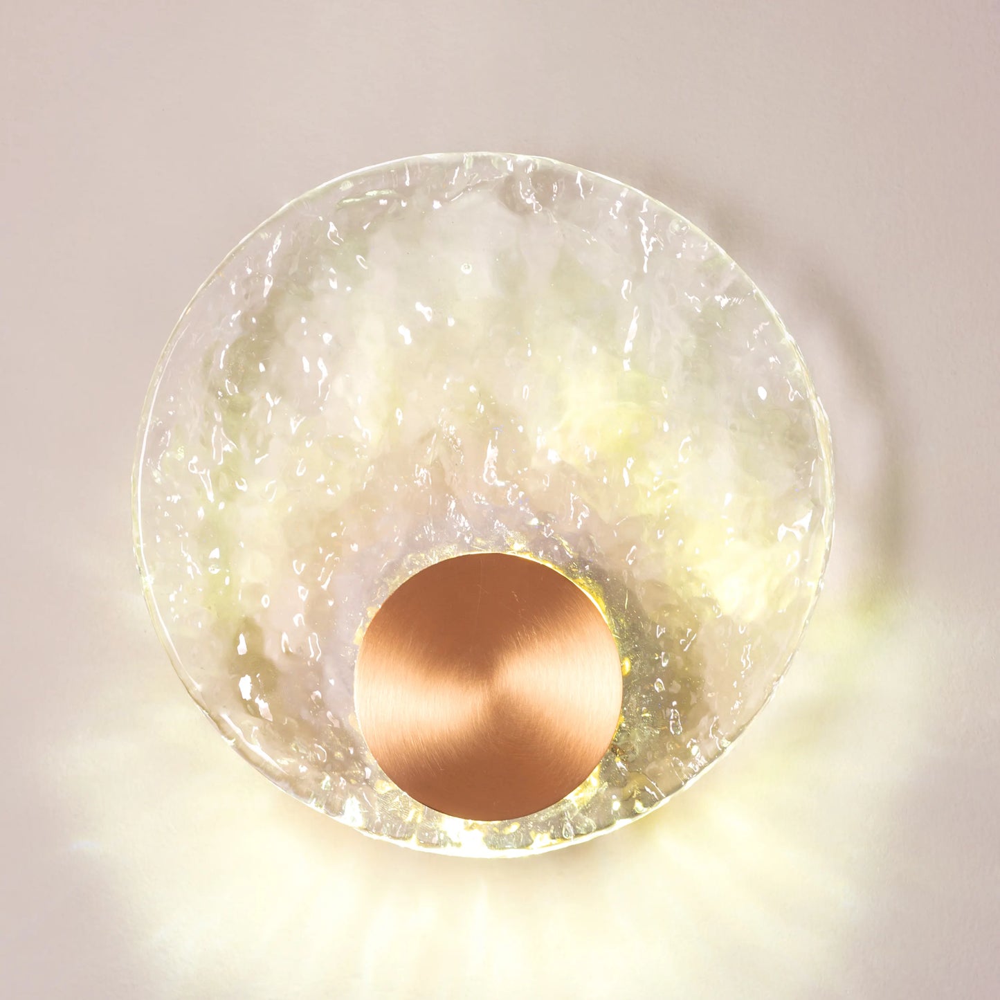 Letters of Legacy Glass Wall Light