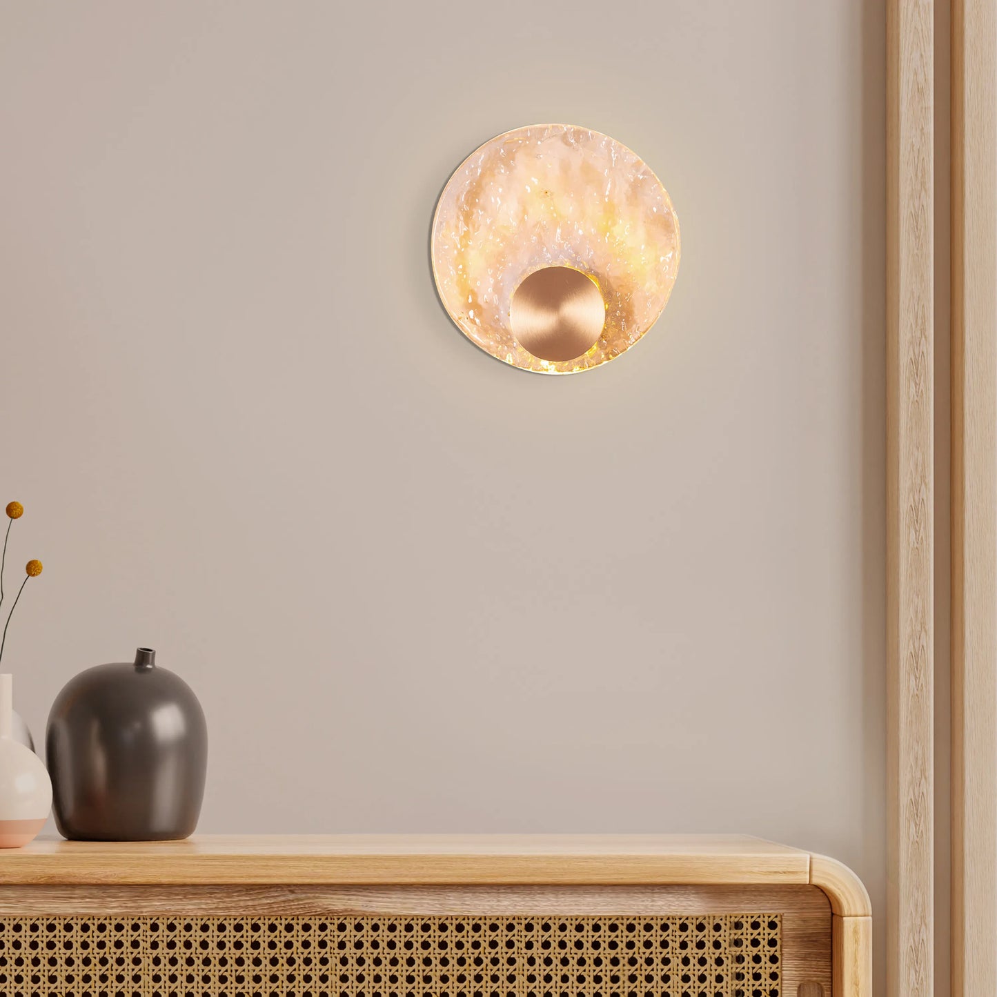 Letters of Legacy Glass Wall Light