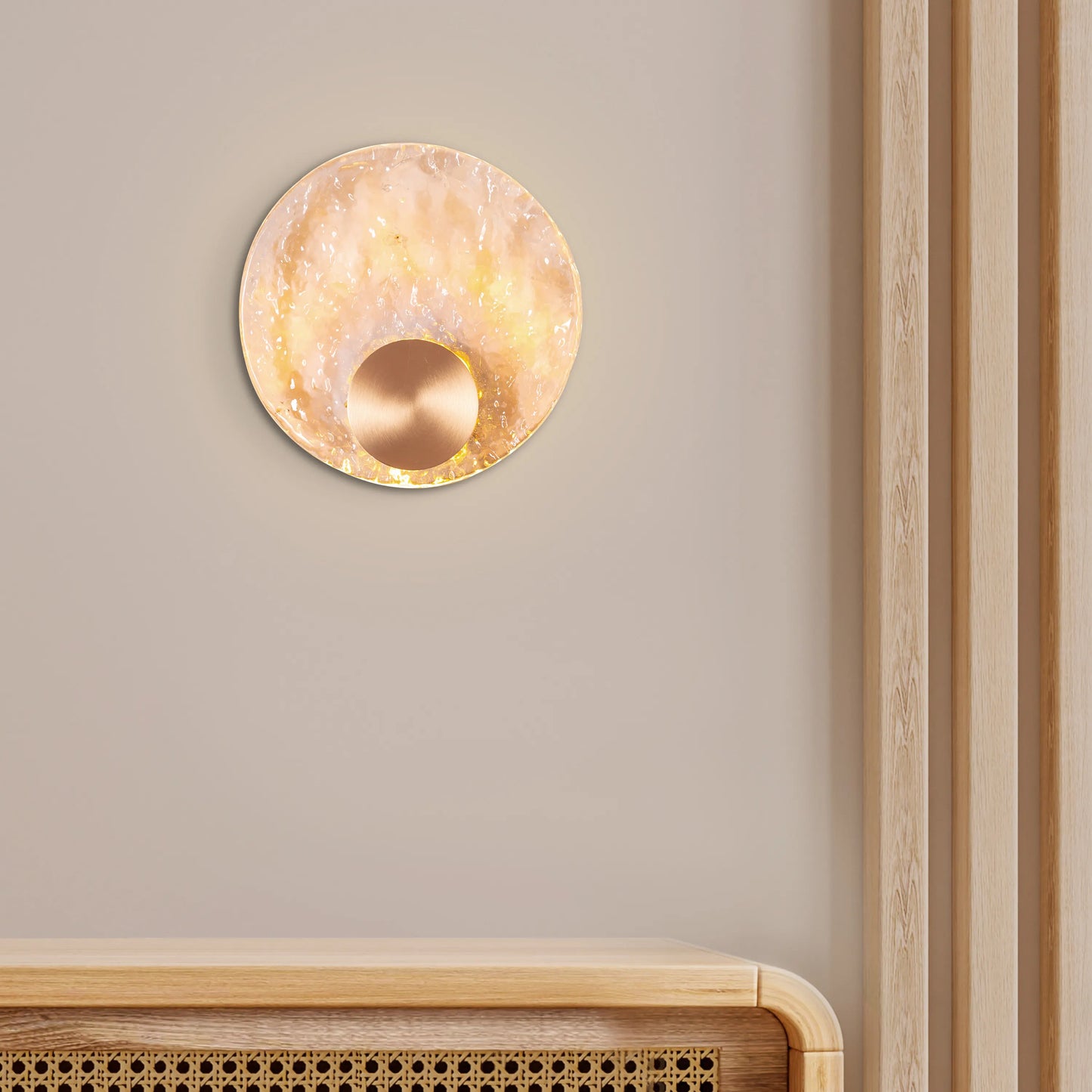 Letters of Legacy Glass Wall Light