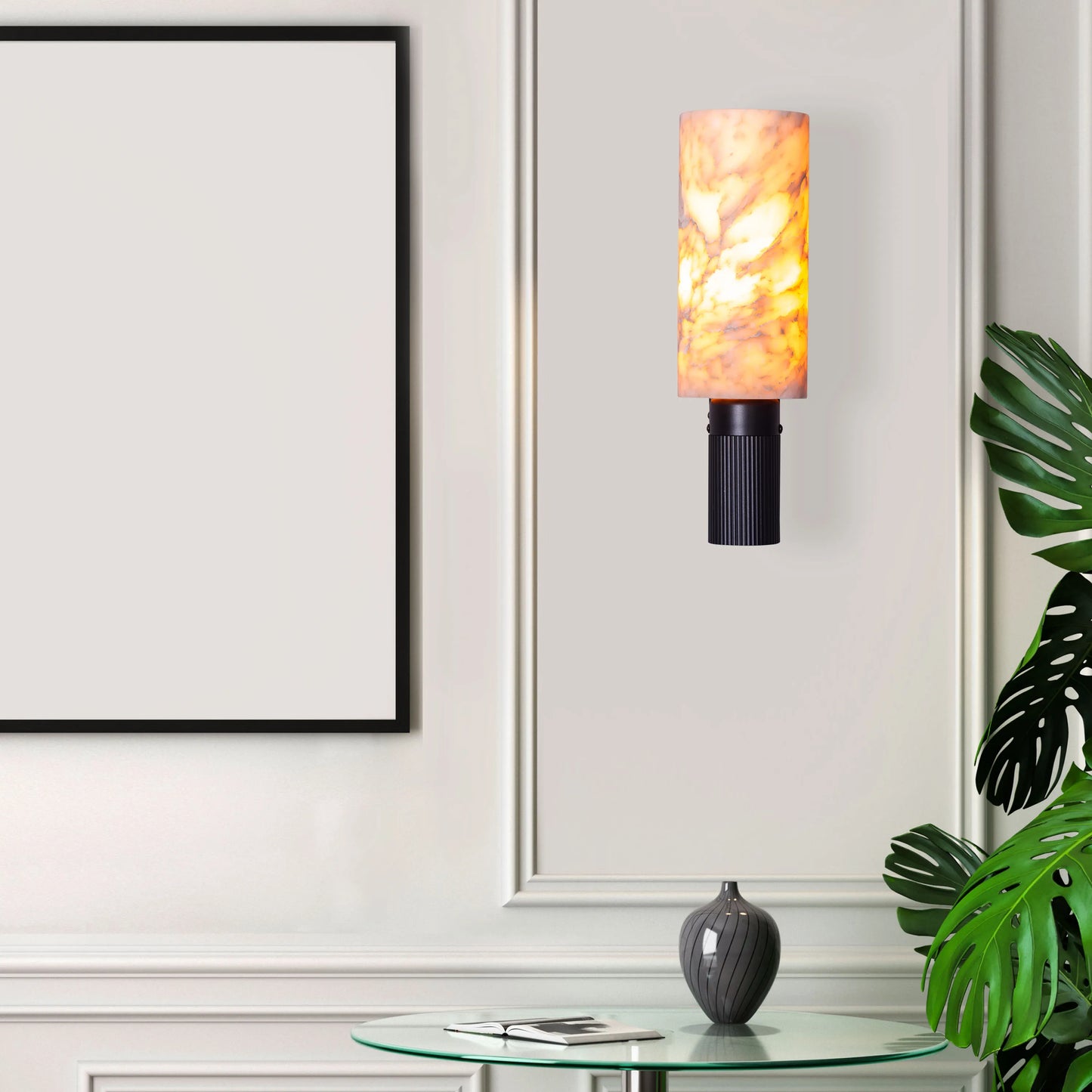 Sandstorm Alabaster Wall Light
