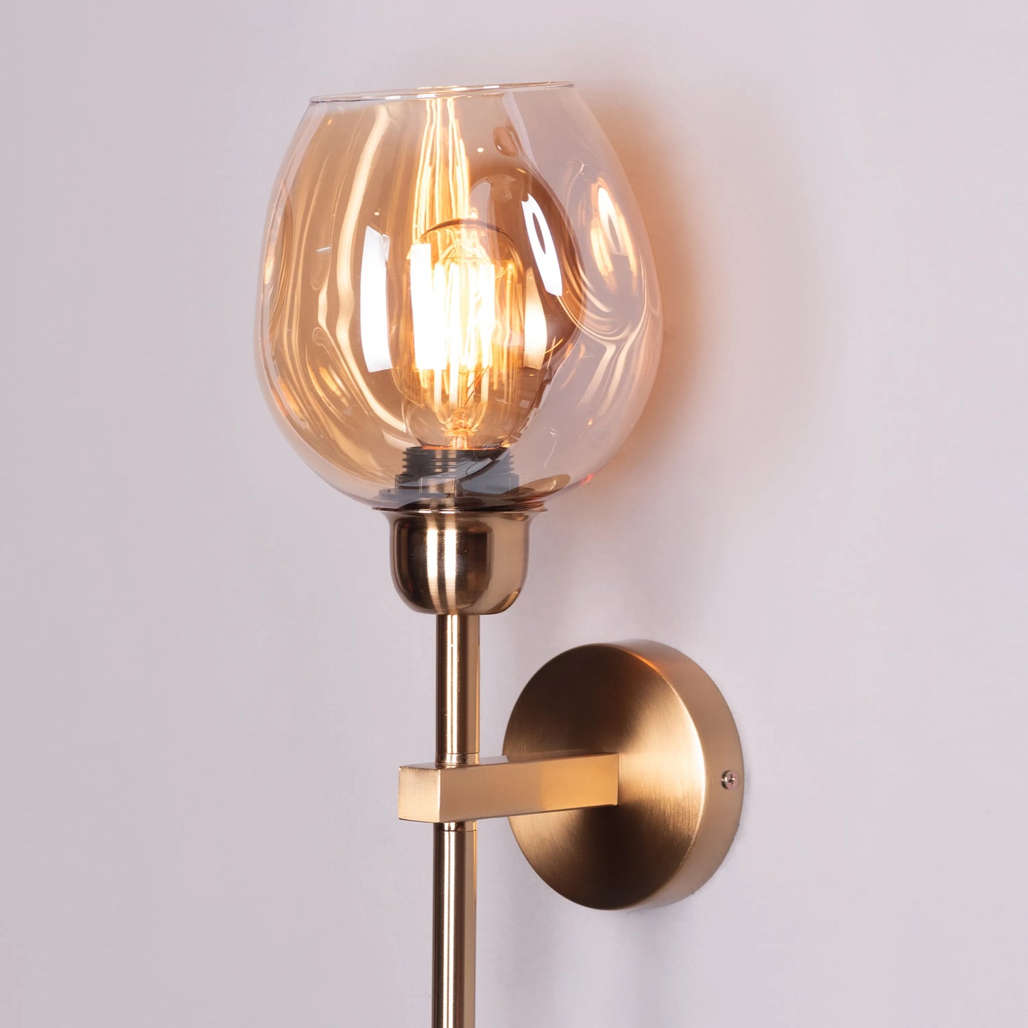 Mykonos Memories Clear Glass Wall Light