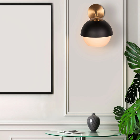 Addiction Wall Light mounted on contemporary wall, featuring bold architectural design and dramatic form, creating sophisticated ambient lighting in modern interior setting