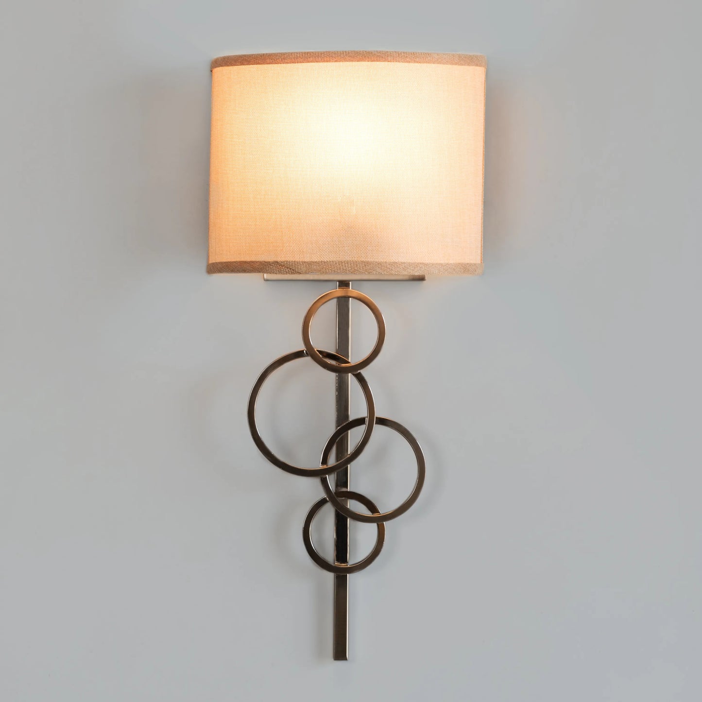 Ring Fling Steel Wall Light – modern wall light featuring a sleek, circular steel frame, ideal for adding a bold, industrial touch and bright illumination to contemporary spaces.