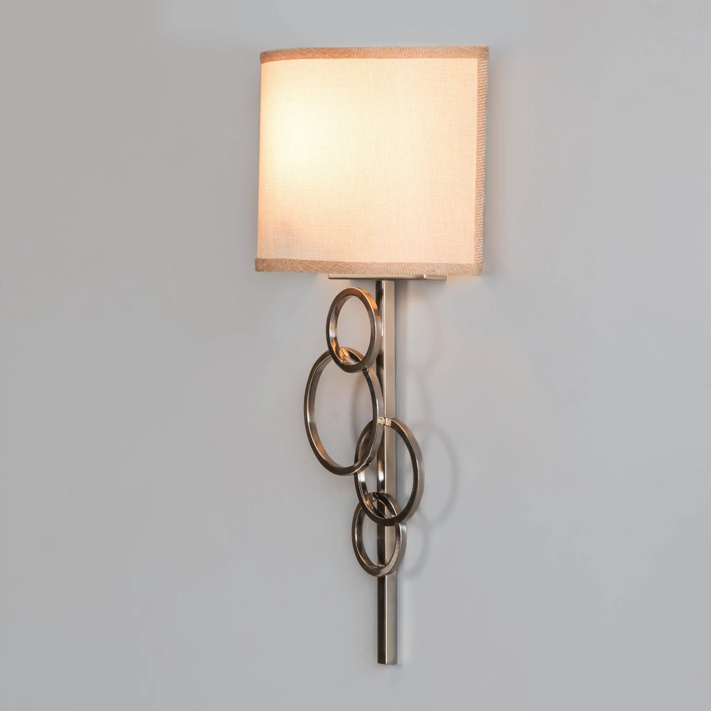 Ring Fling Steel Wall Light – modern wall light featuring a sleek, circular steel frame, ideal for adding a bold, industrial touch and bright illumination to contemporary spaces.