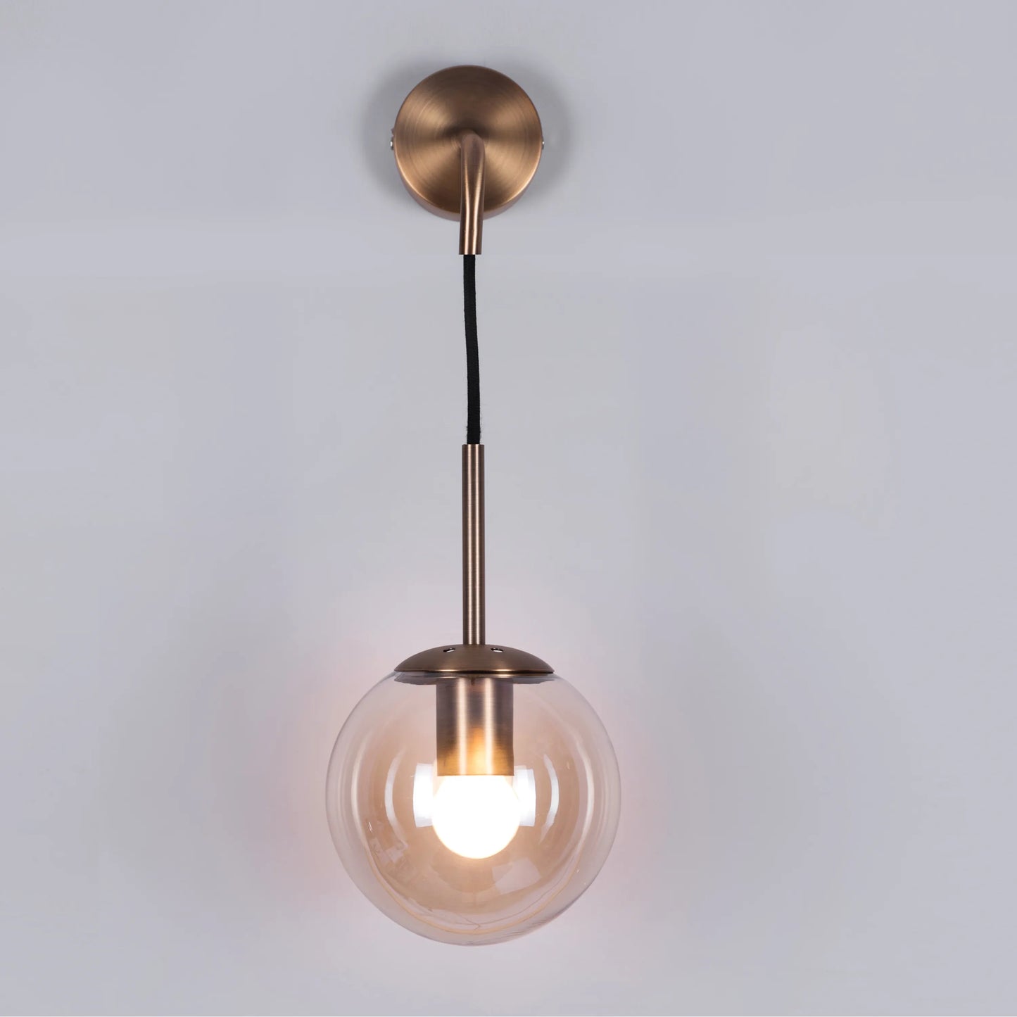 Elevated Glass Wall Light