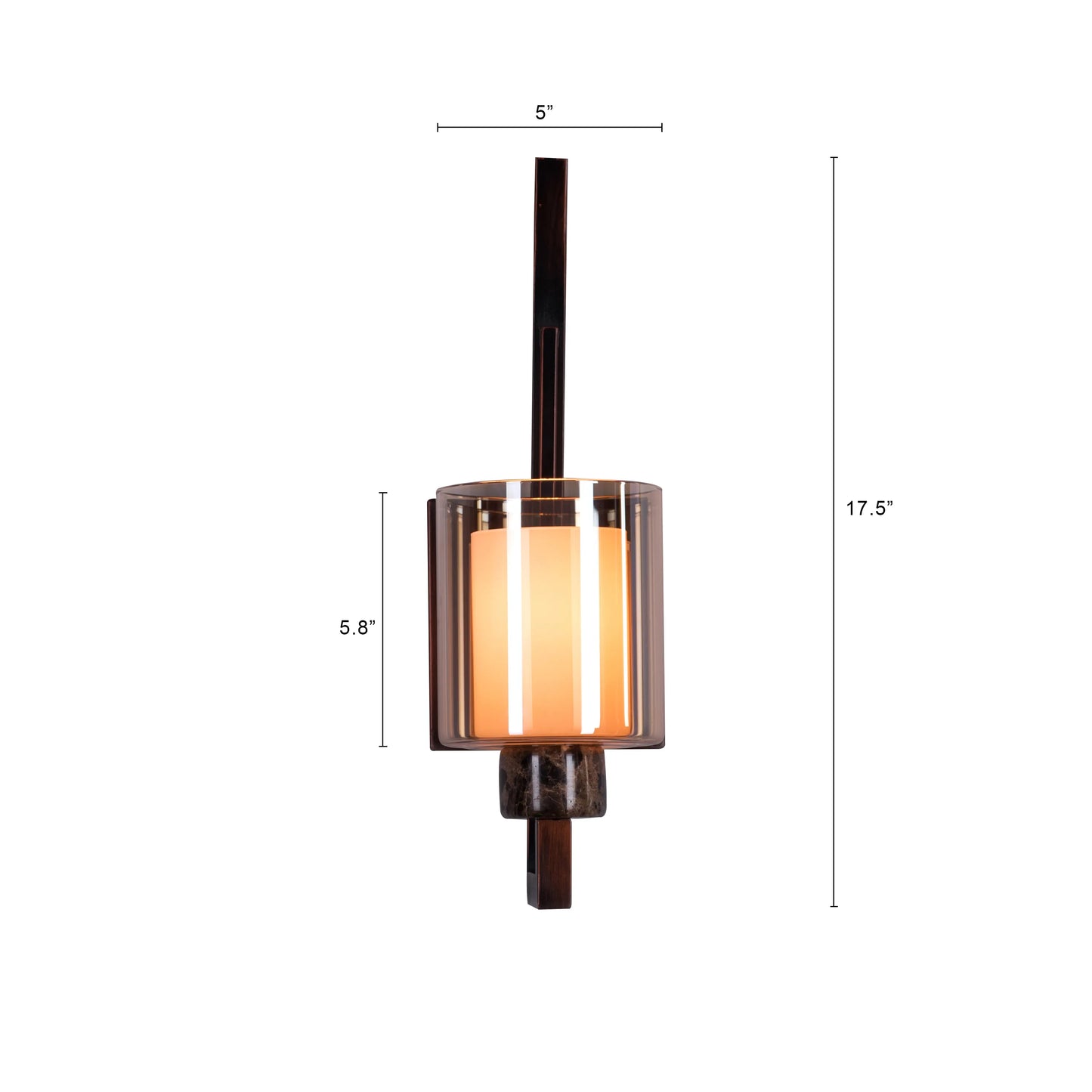 Fallen Angels Marble Wall Light