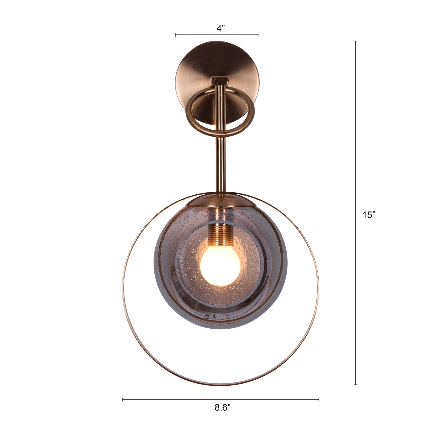 Style Icon Glass Wall Light