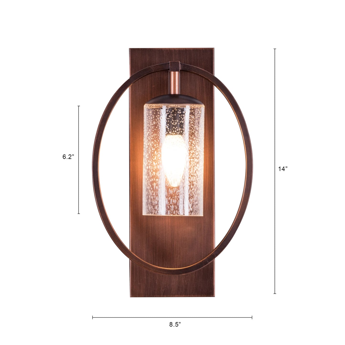 Play The Game Signature Clear Glass Wall Light