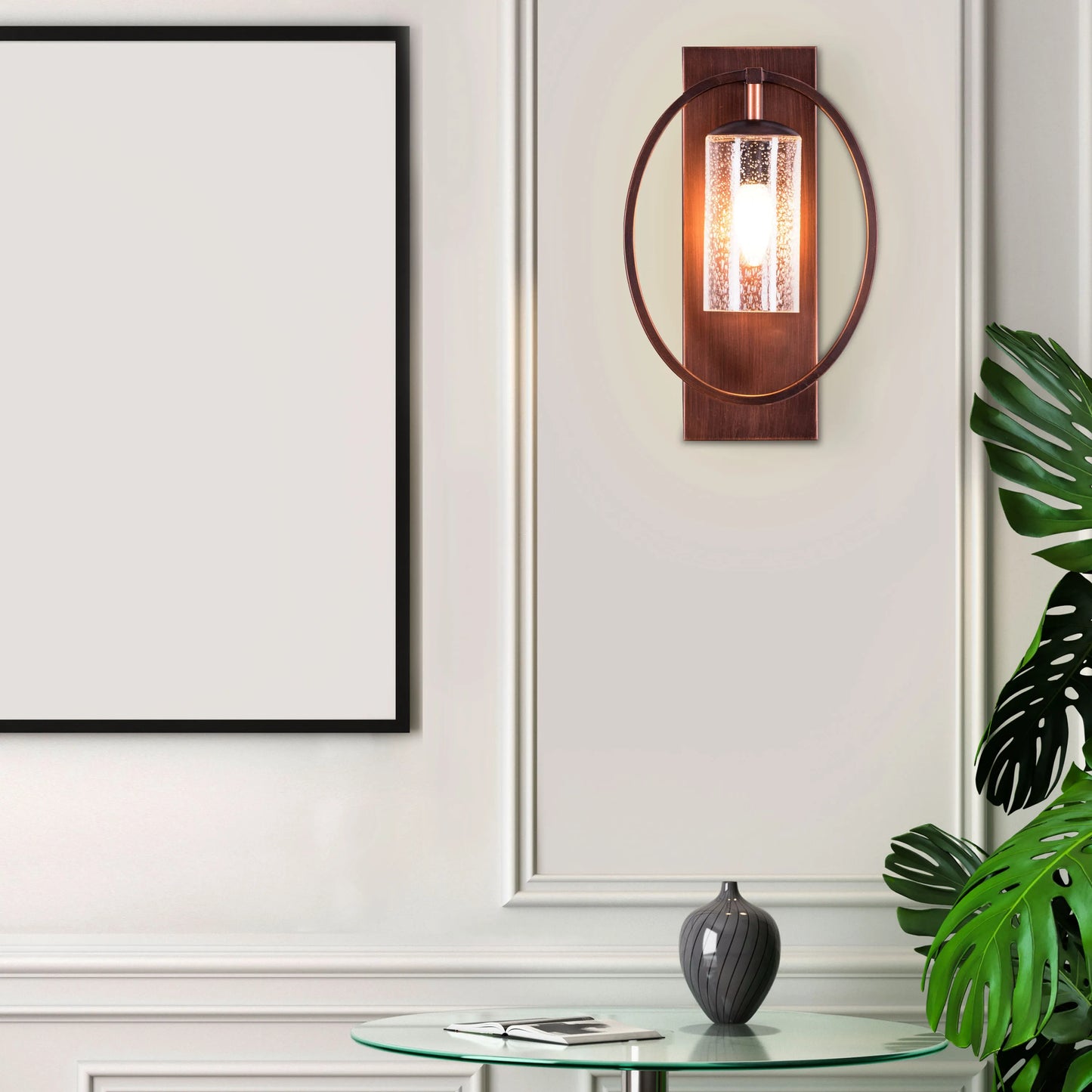 Play The Game Signature Clear Glass Wall Light – elegant wall light with clear glass design and ambient lighting, perfect for modern and sophisticated interiors.