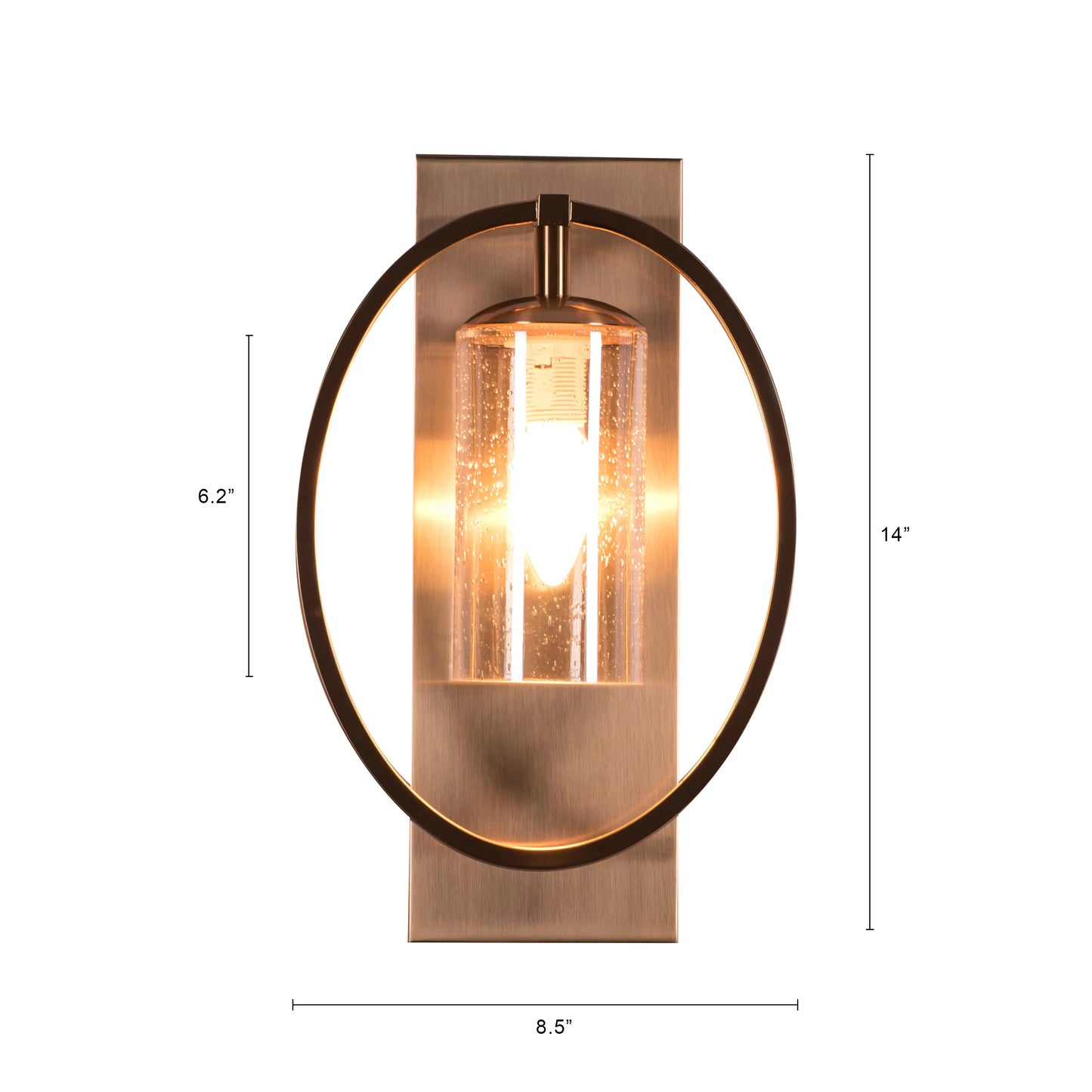 Play The Game Signature Clear Glass Wall Light