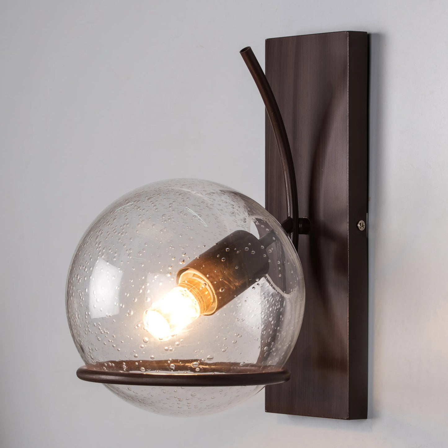 Bashful Bubbled Glass Wall Light