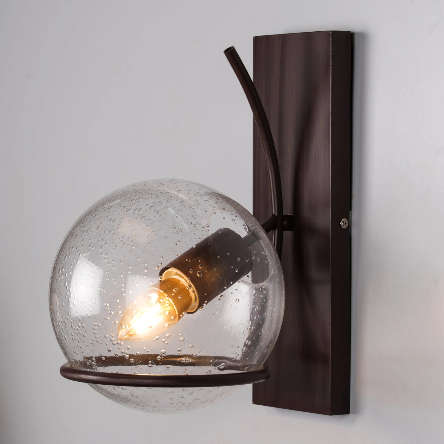 Bashful Bubbled Glass Wall Light