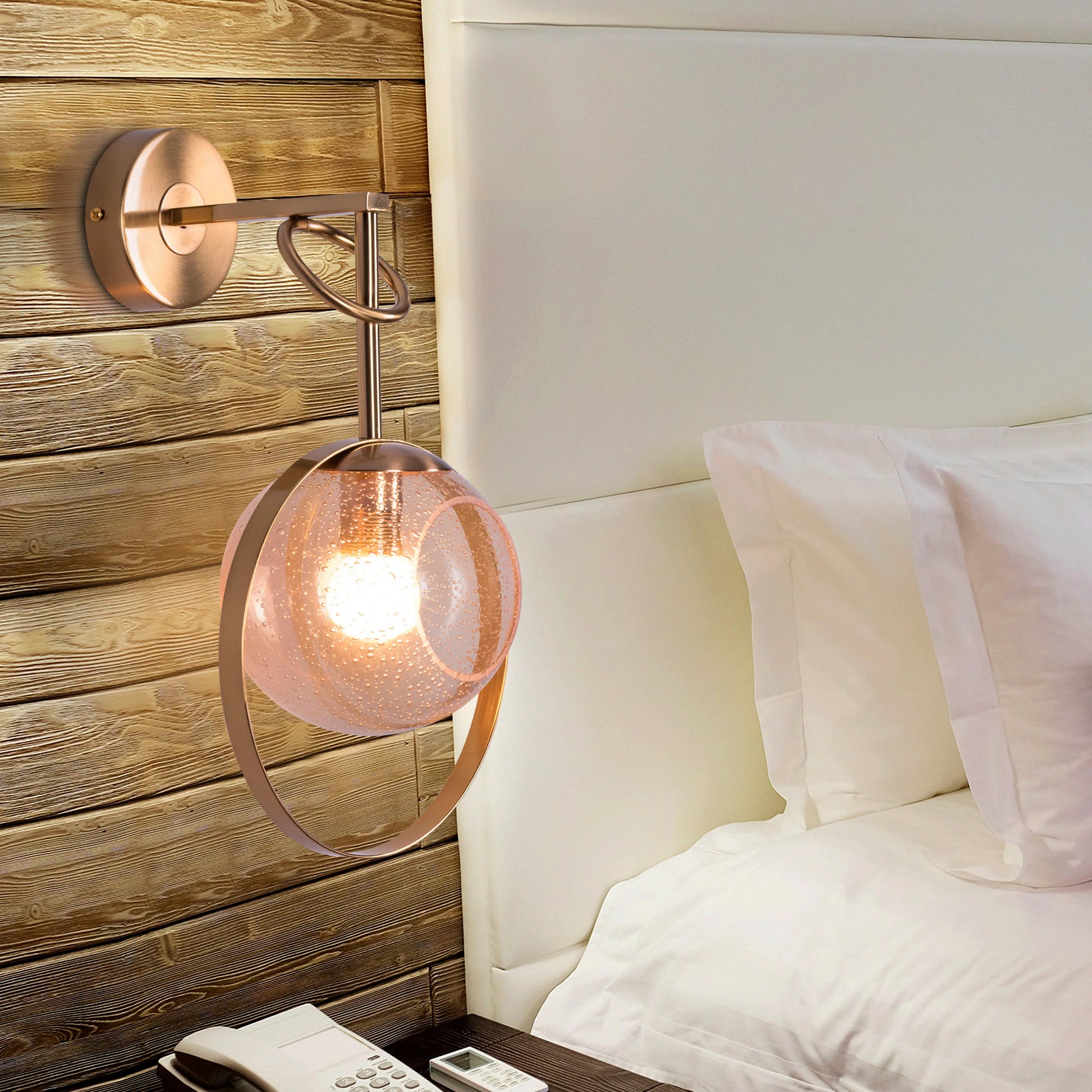 Style Icon Glass Wall Light - Elegant and timeless wall lighting fixture featuring a sleek, cylindrical glass diffuser that houses the integrated LED light source, accentuated by a metal housing in a range of sophisticated finishes.