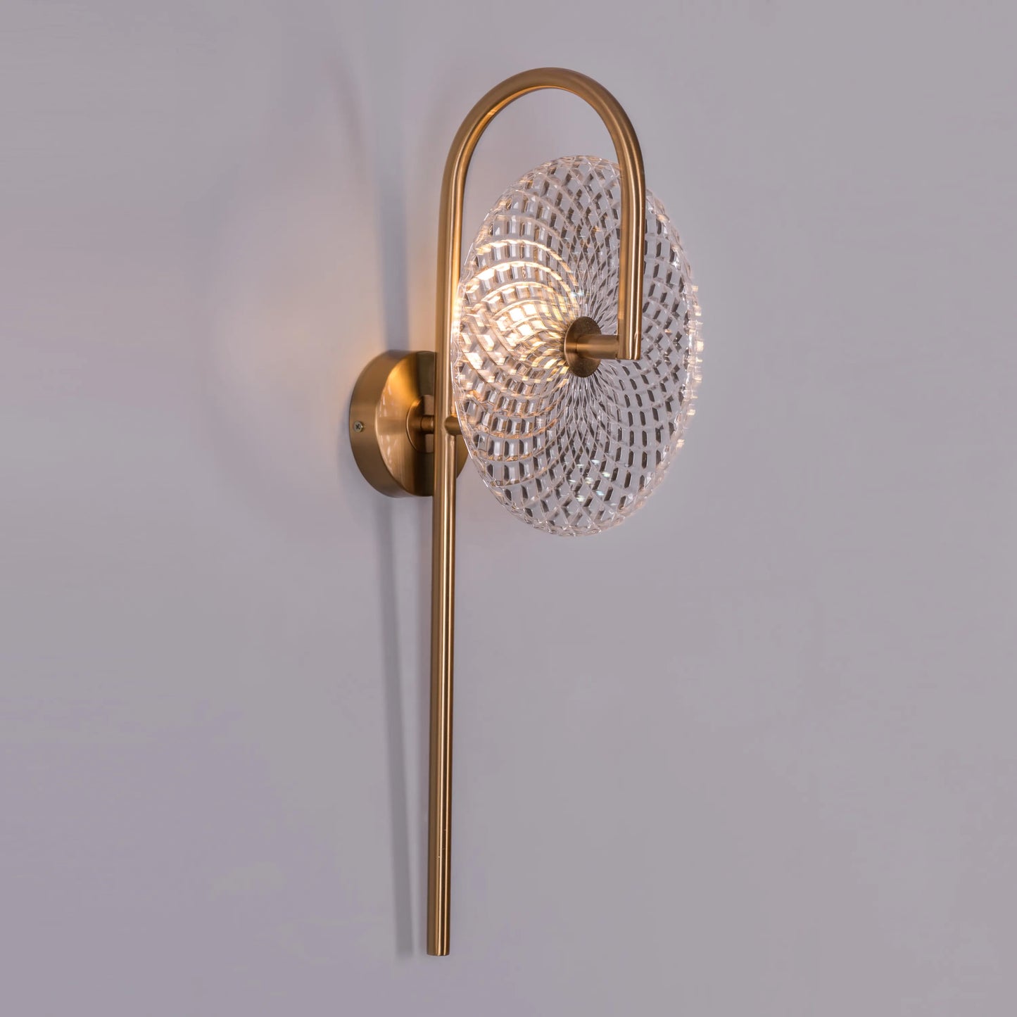 Call Your Name Signature Textured Glass Wall Light