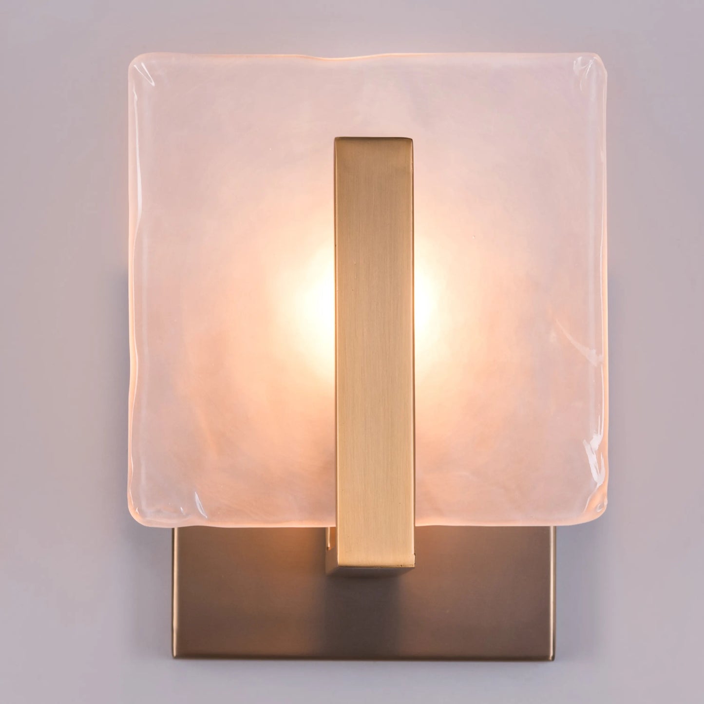 Gold Haze Glass Wall Light