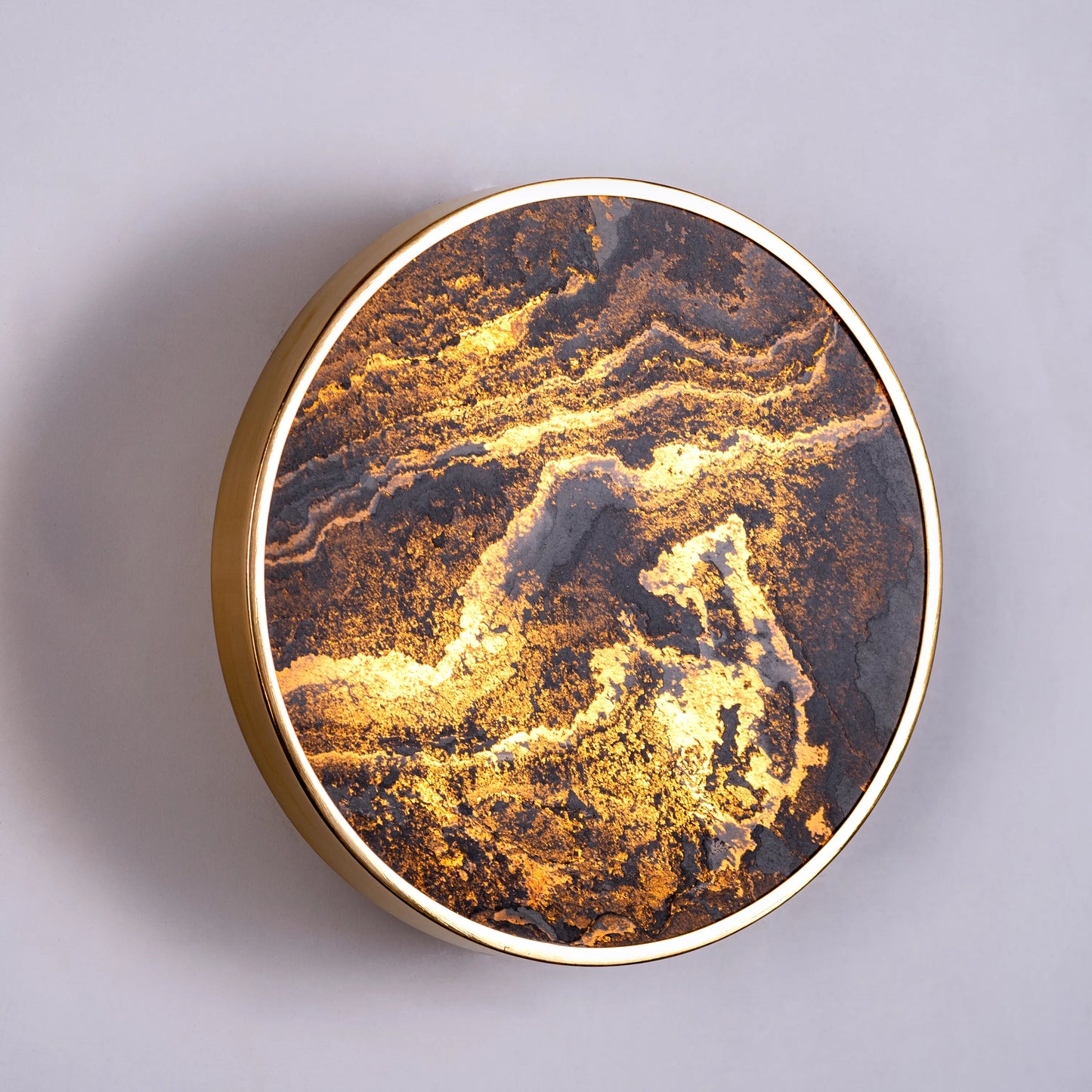 Slate Abate Stone Veneer Wall Light