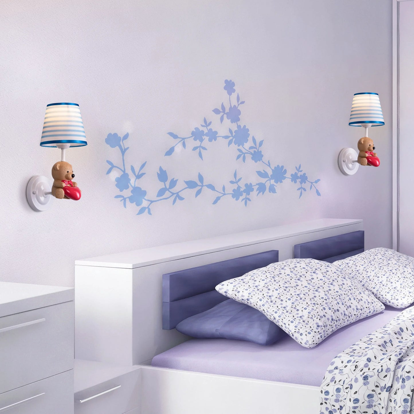 Bear to Care Kid's Room Wall Light