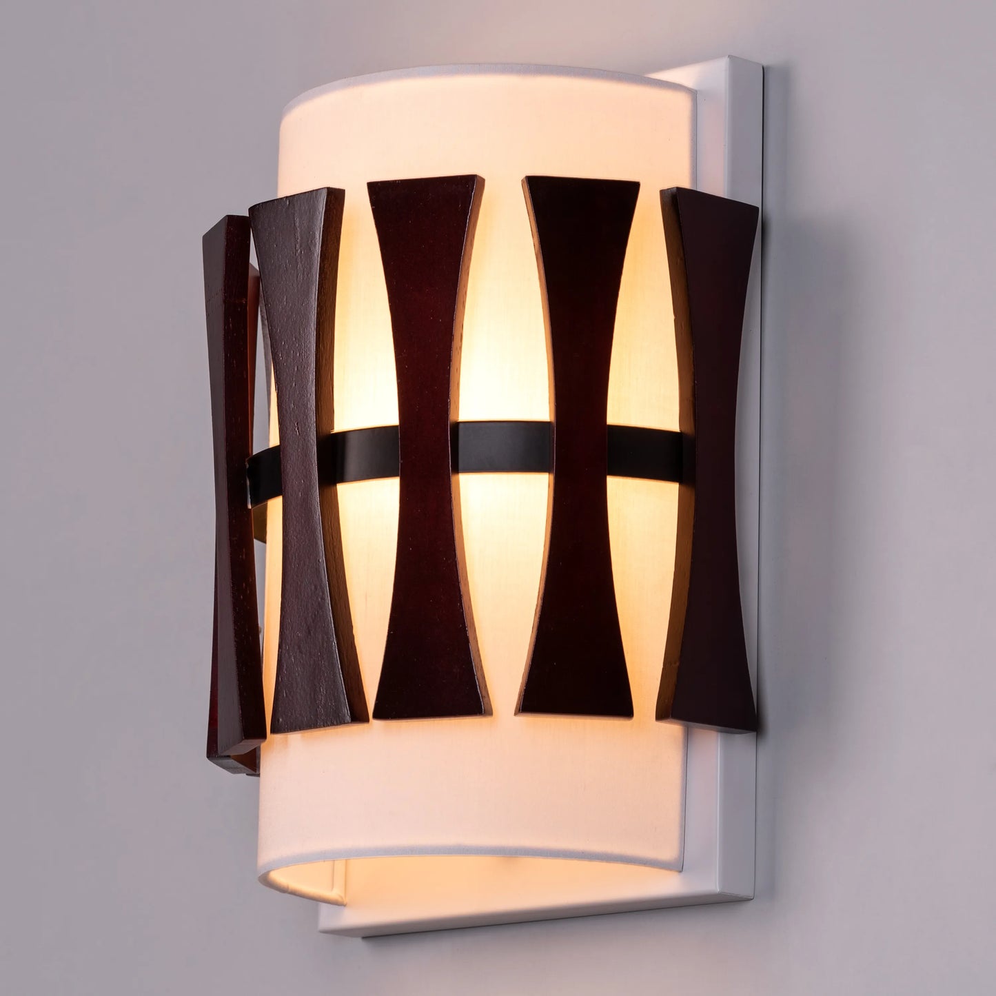 Positive Energy Wooden Wall Light