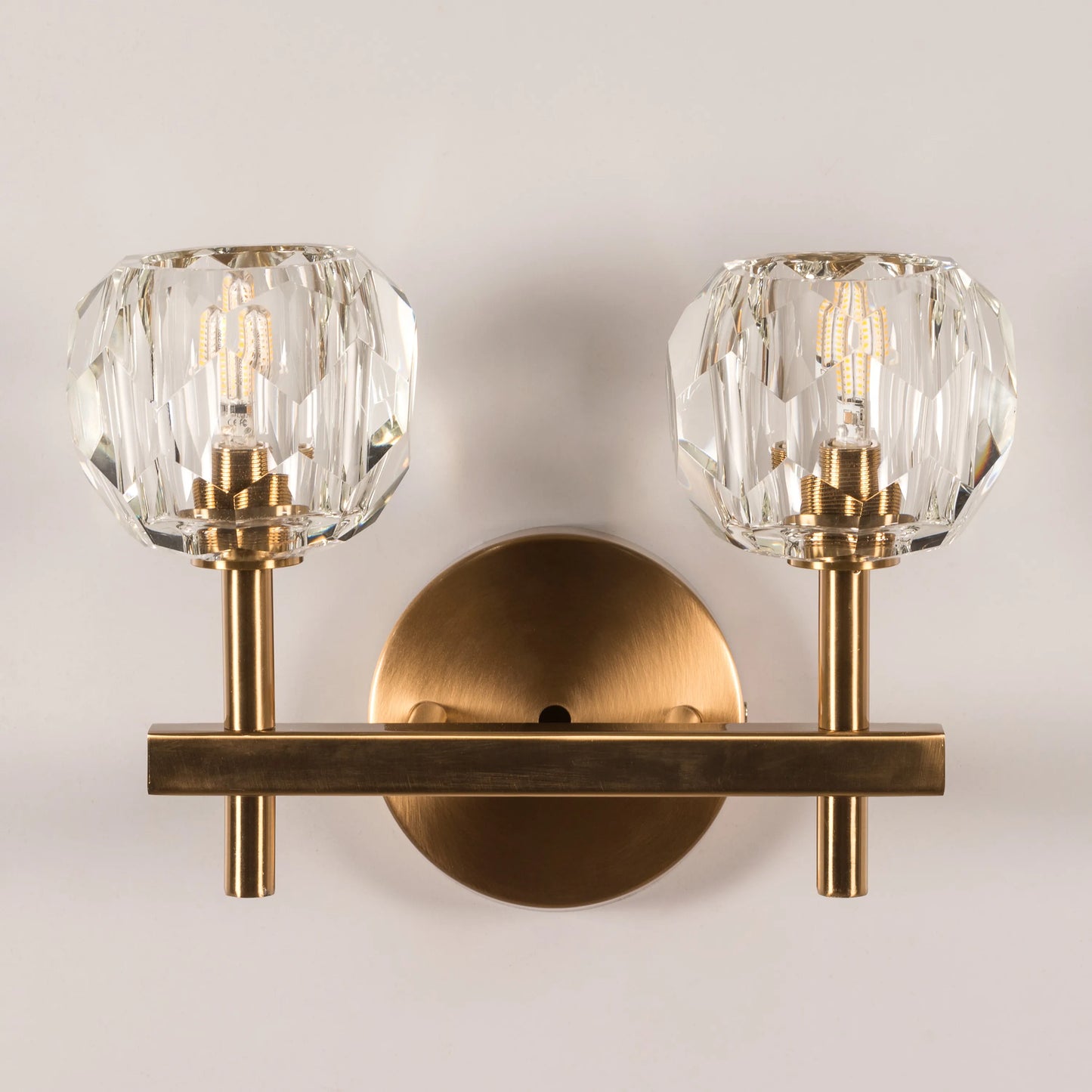 White Diamond Crystal Wall Light