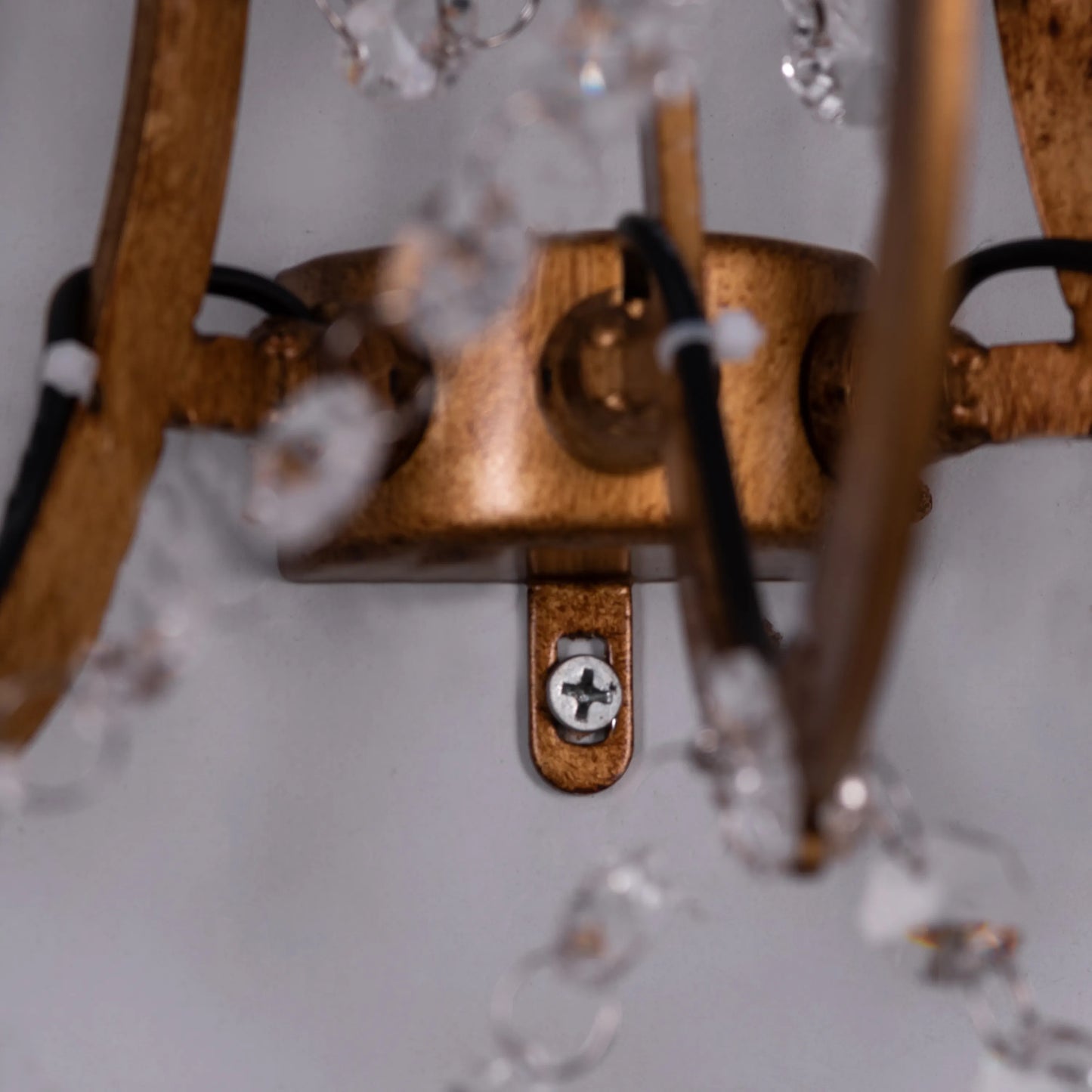 French Restoration Crystal Wall Light