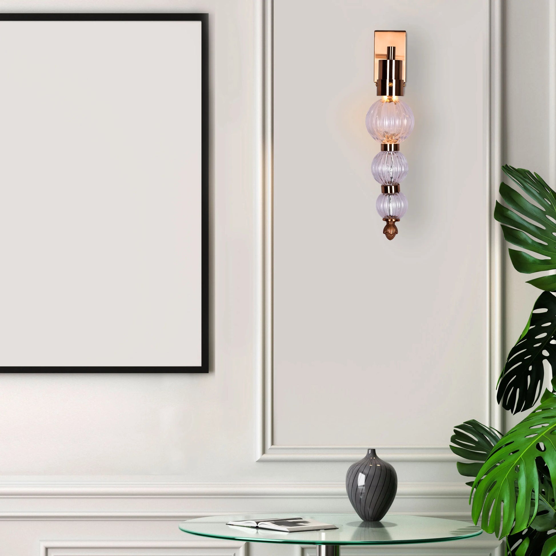 High Born Glass Wall Light – luxury glass wall light with elegant design for sophisticated home decor