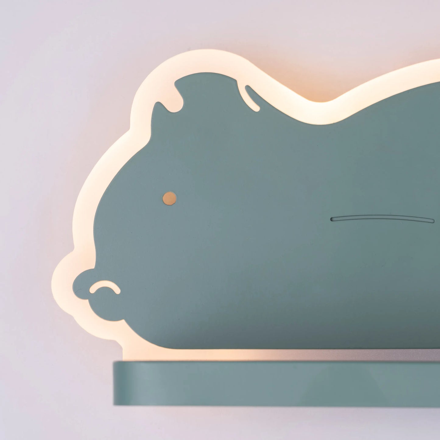 Billy The Bear (Green, Built-In LED) Kid's Room Wall Light – playful bear-shaped wall light in green with energy-efficient LED, perfect for adding charm and soft illumination to children's rooms