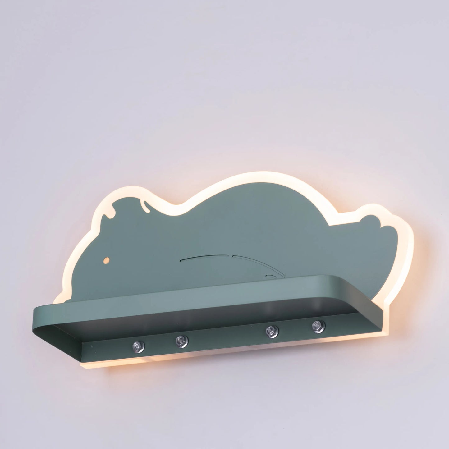 Billy The Bear (Green, Built-In LED) Kid's Room Wall Light