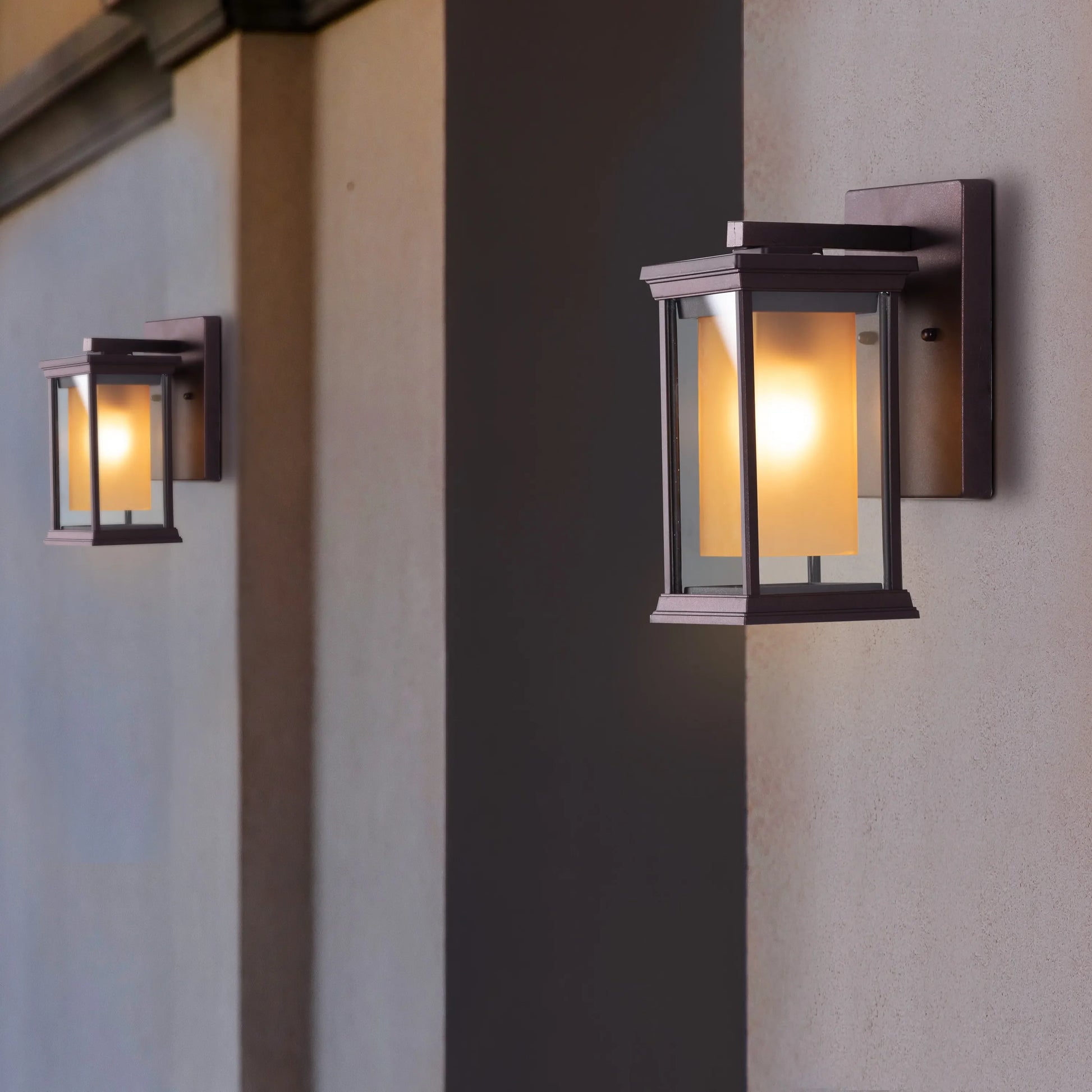 Choose Wisely Indoor/Outdoor Wall Light – a modern and durable wall light with weather-resistant construction and warm LED illumination, perfect for enhancing indoor and outdoor spaces with style and practicality