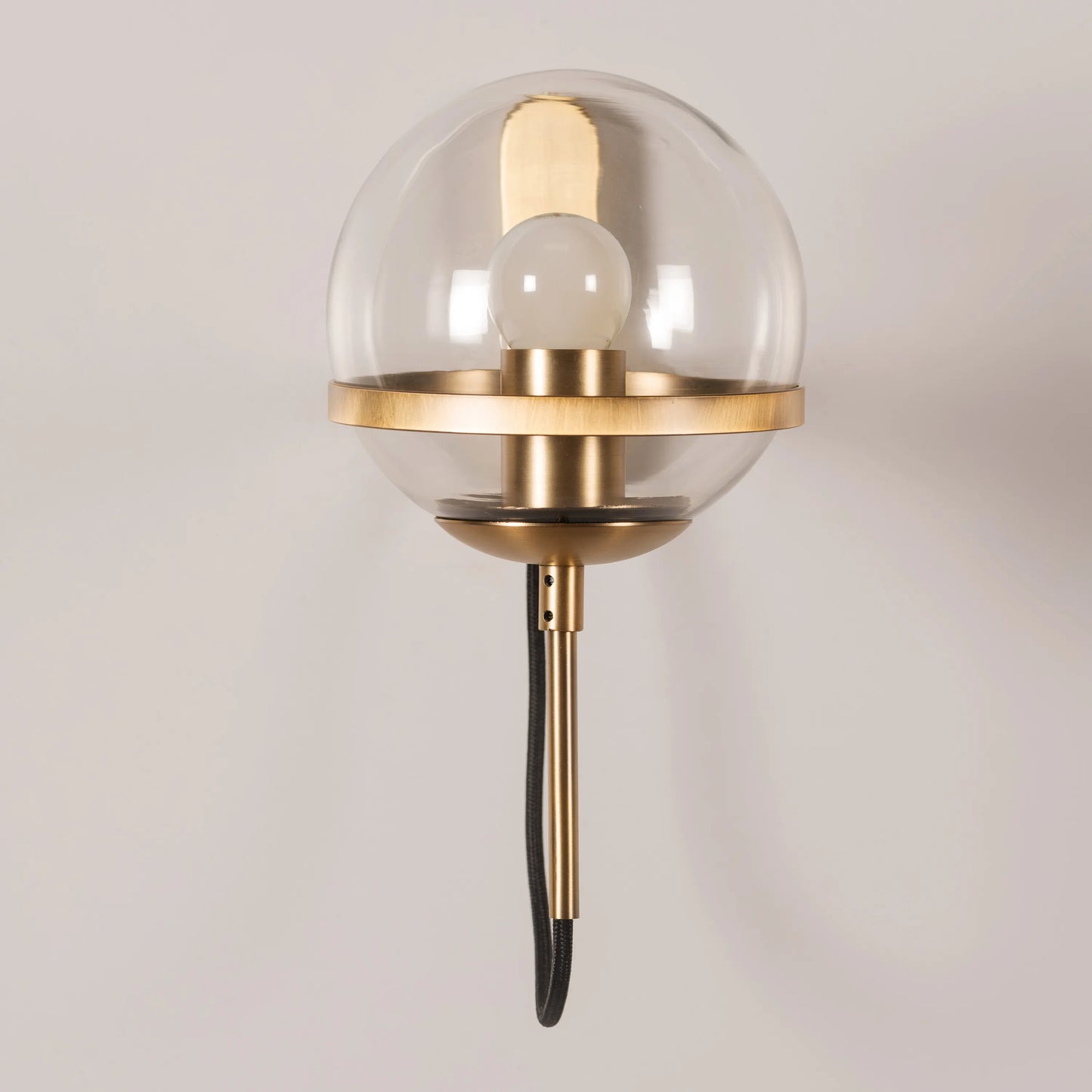 Mystique Clear Glass Wall Light