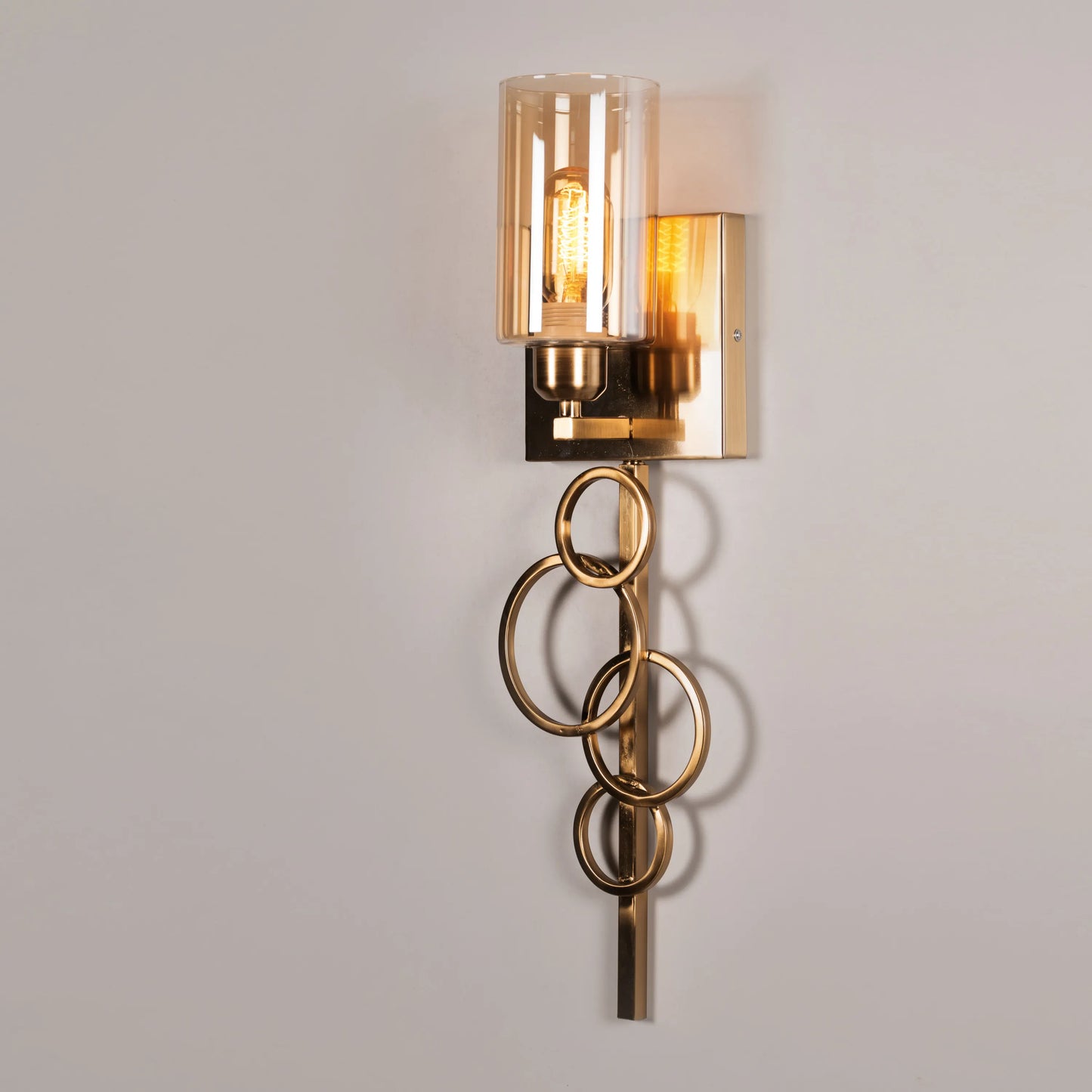Ring Fling Glass Wall Light