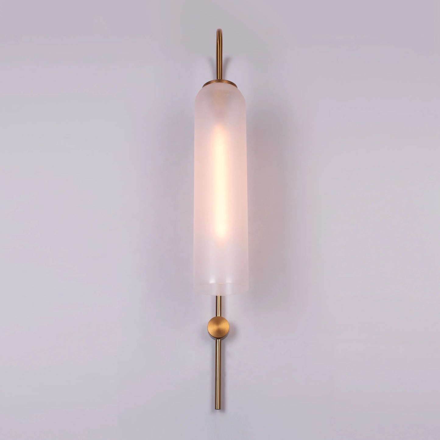 Wait For Me Glass Wall Light - Modern luxury wall sconce with handcrafted glass panels and premium brass finish, perfect for contemporary interior lighting