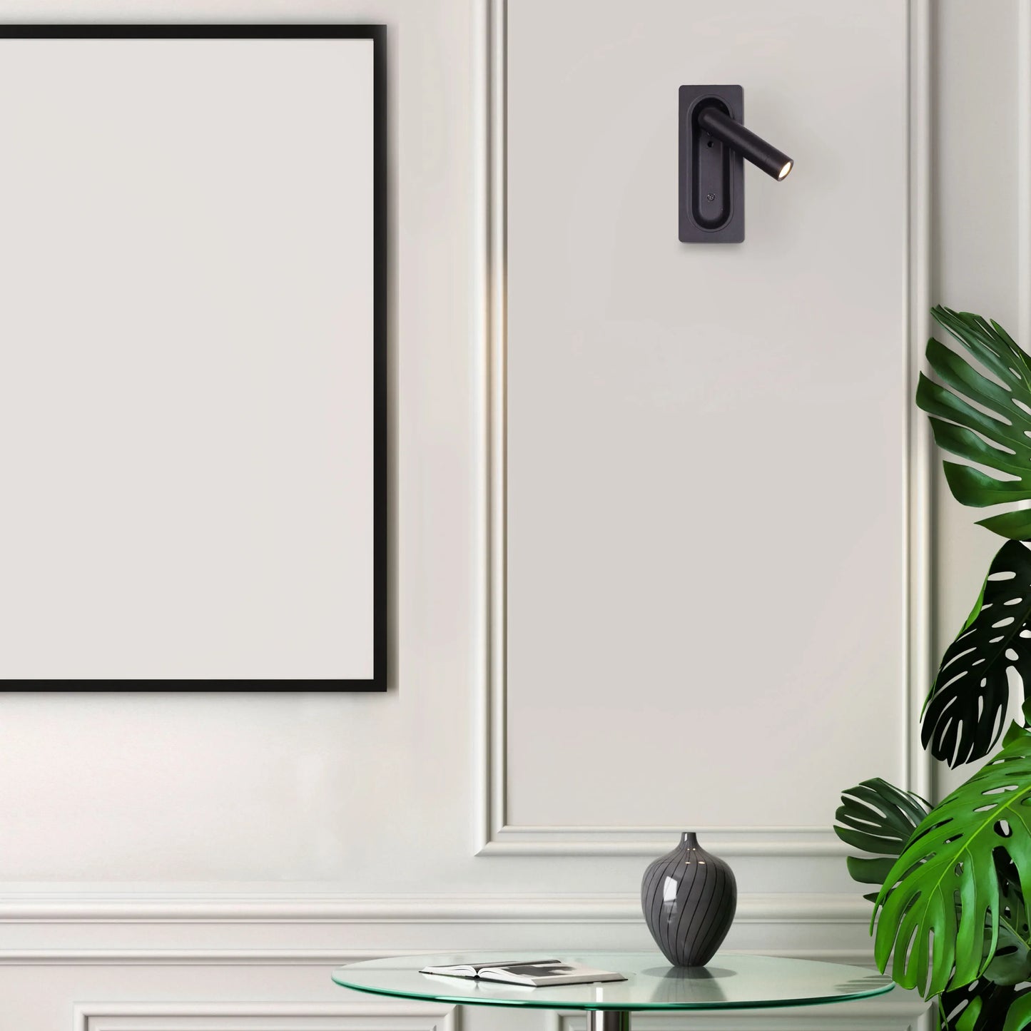 Stay With Me Wall Light in Brushed Nickel Finish