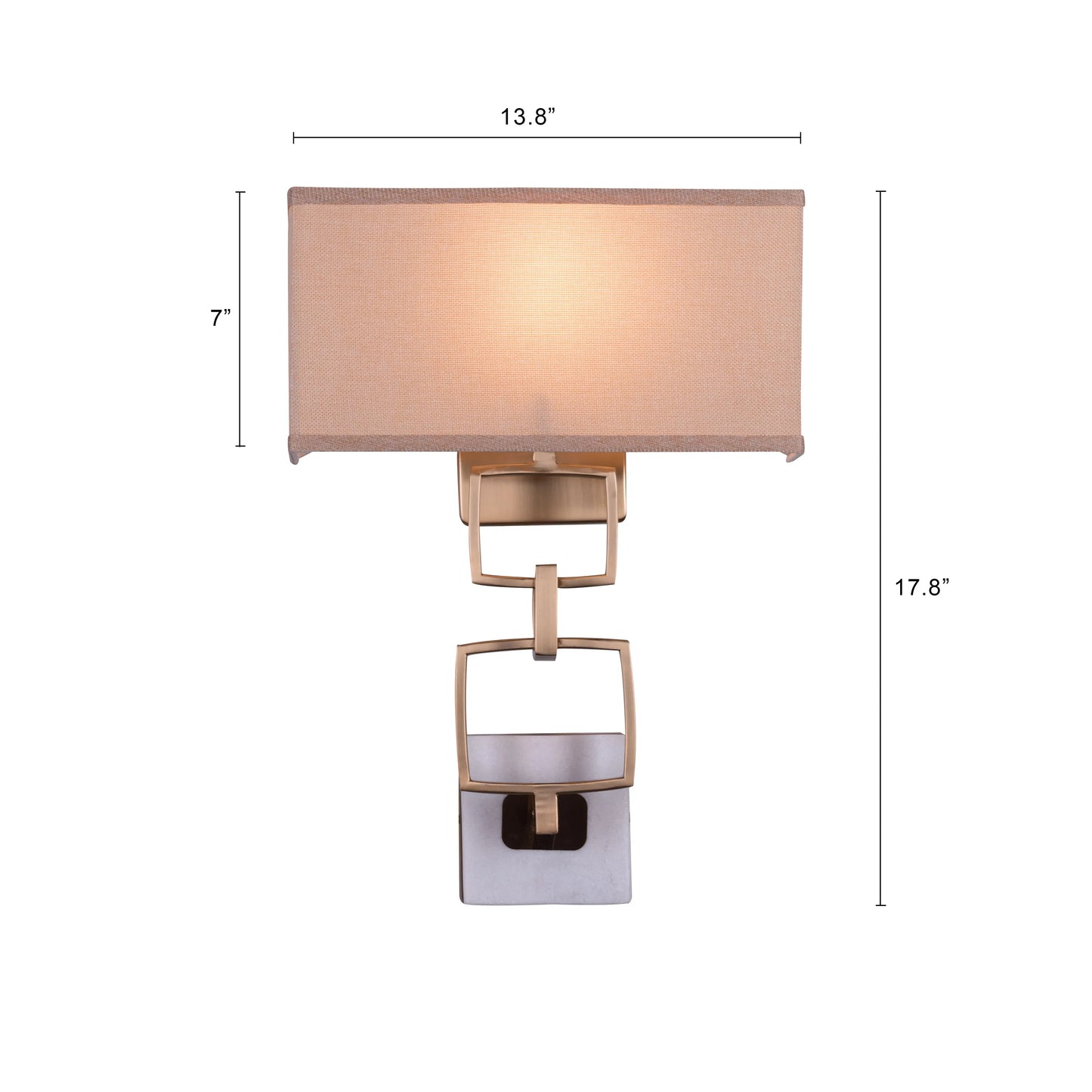 Roman Summer Marble Wall Light