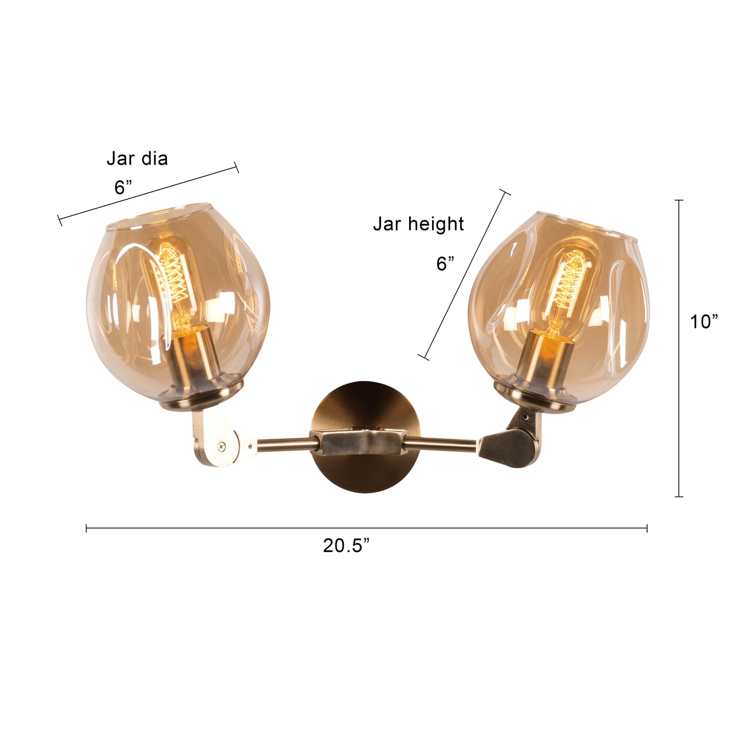 Games People Play Glass Wall Light