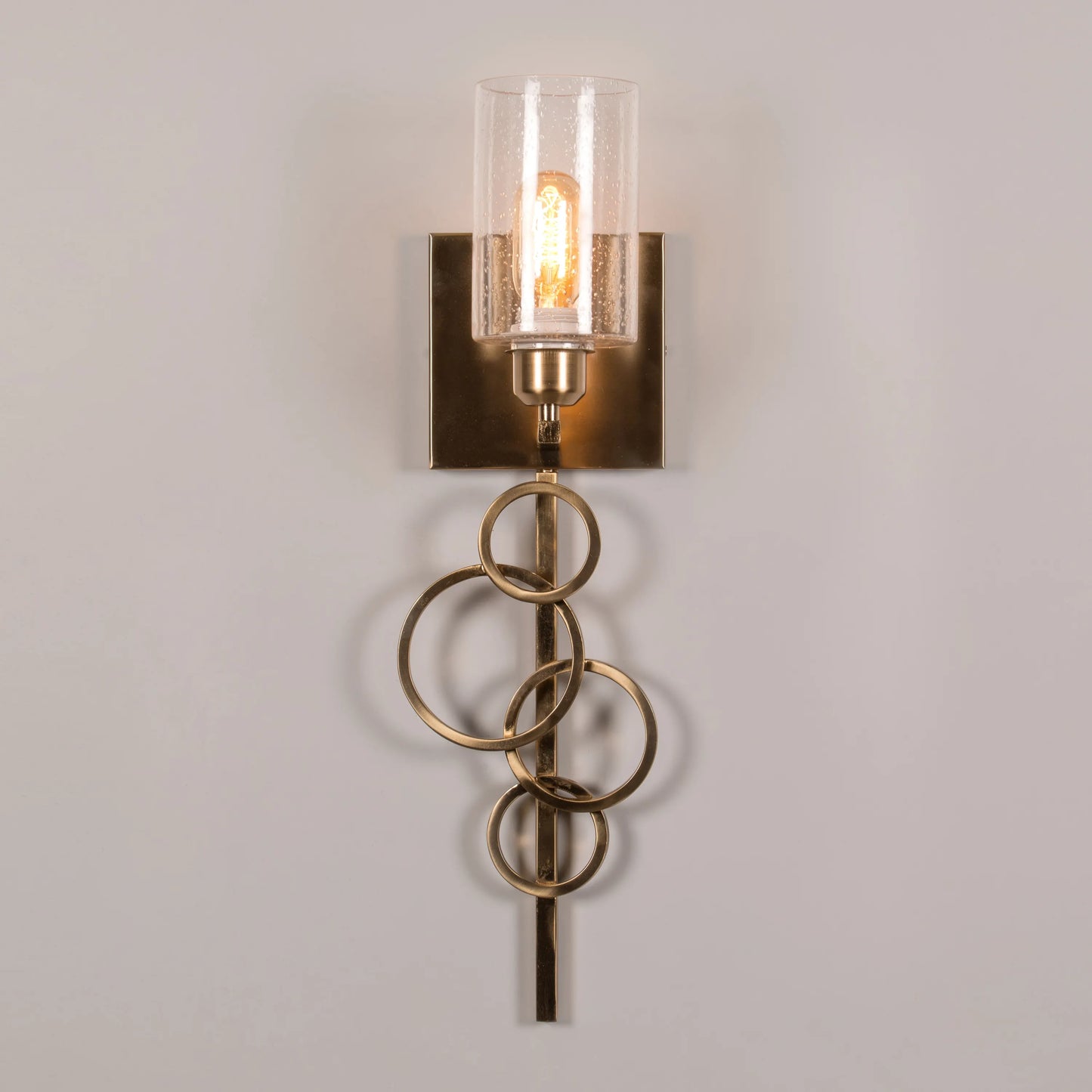 Ring Fling Glass Wall Light