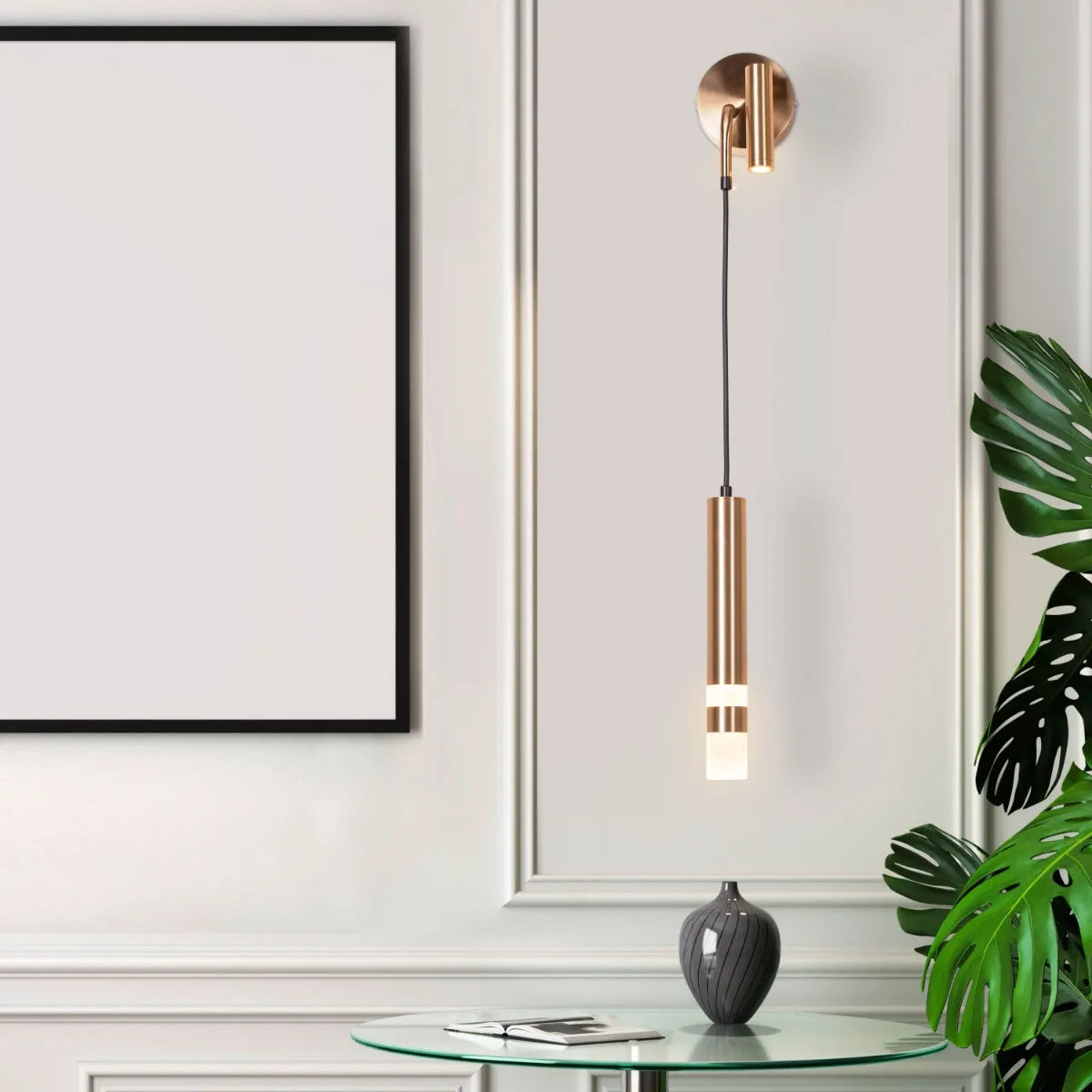 Solitude Wall Light - luxury wall light with a sleek, minimalist design and soft ambient lighting, perfect for creating a serene and stylish atmosphere in any space.