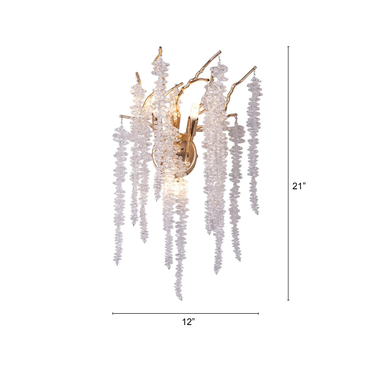 Up With The Fairies Crystal Wall Light
