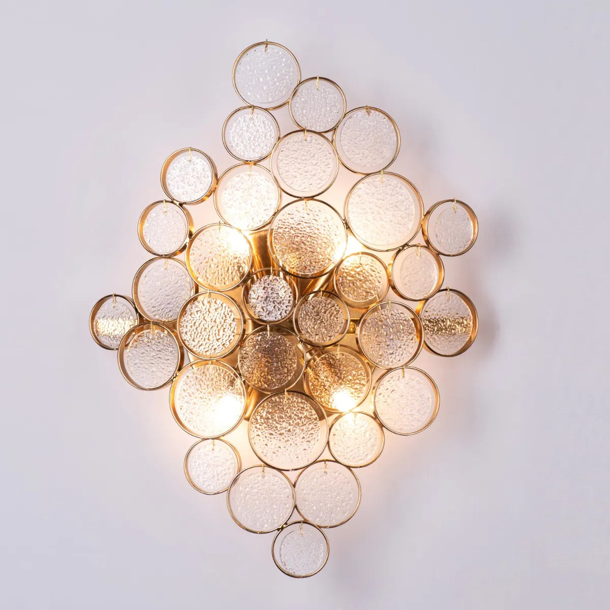 Louder Than Thunder Crystal Wall Light