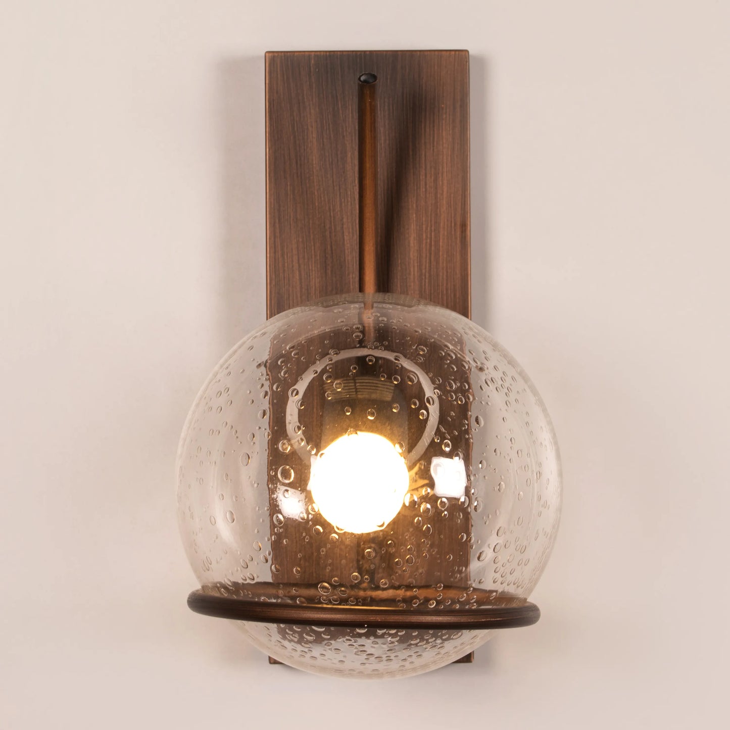 Bashful Bubbled Glass Wall Light