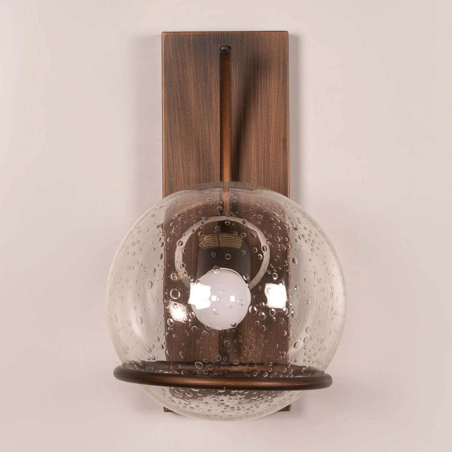 Bashful Bubbled Glass Wall Light