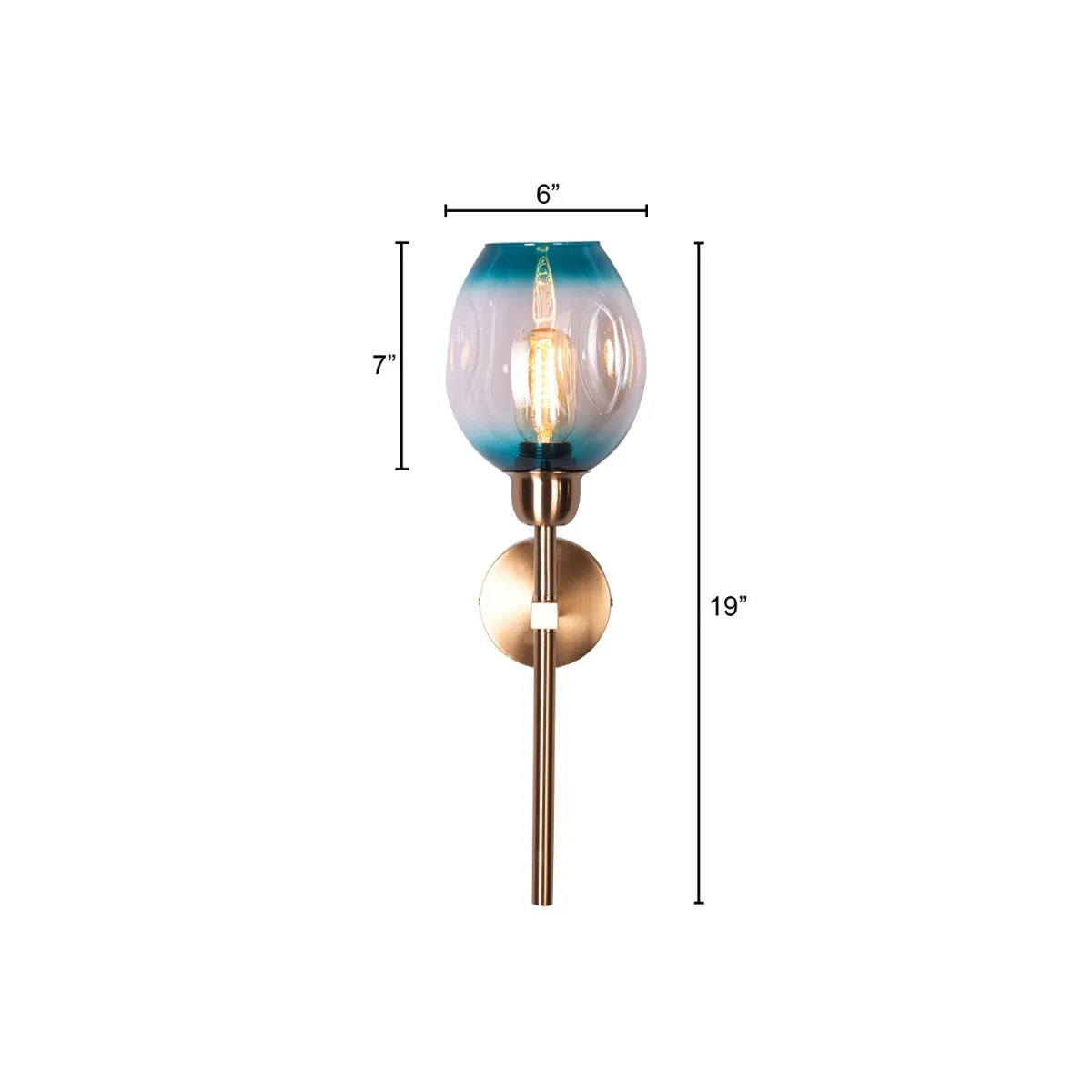 Mykonos Memories Glass Wall Light