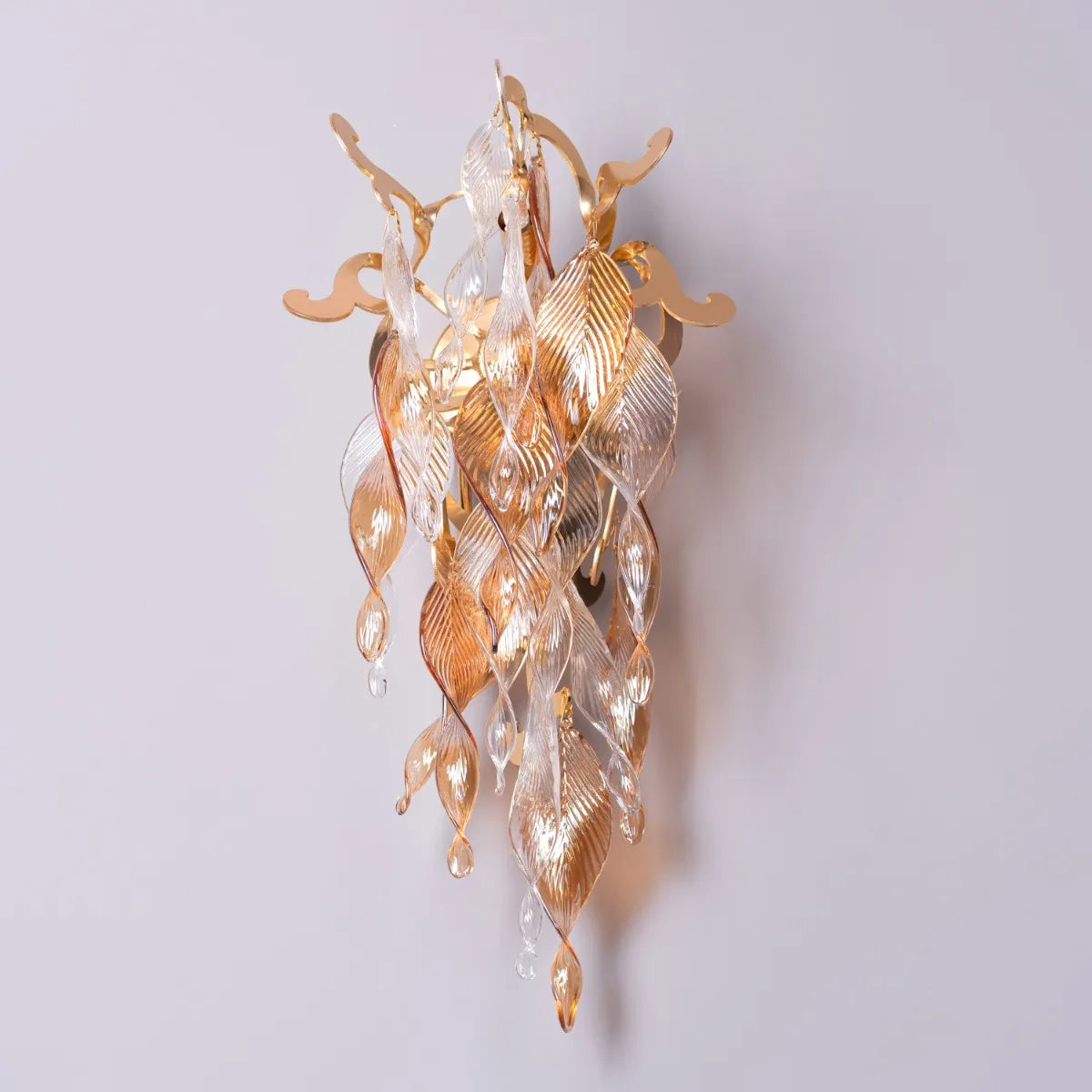 Golden Hour Crystal Wall Light